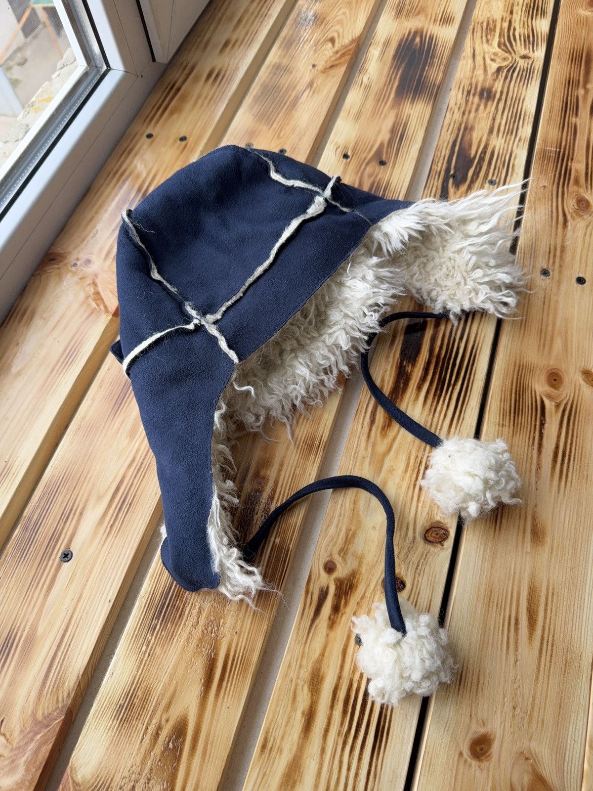 Le Grande Bleu (L.G.B.) Vintage Y2K Fuzzy Fur Ushanka Hat if six was nine LGB Style Size ONE SIZE - 7 Thumbnail