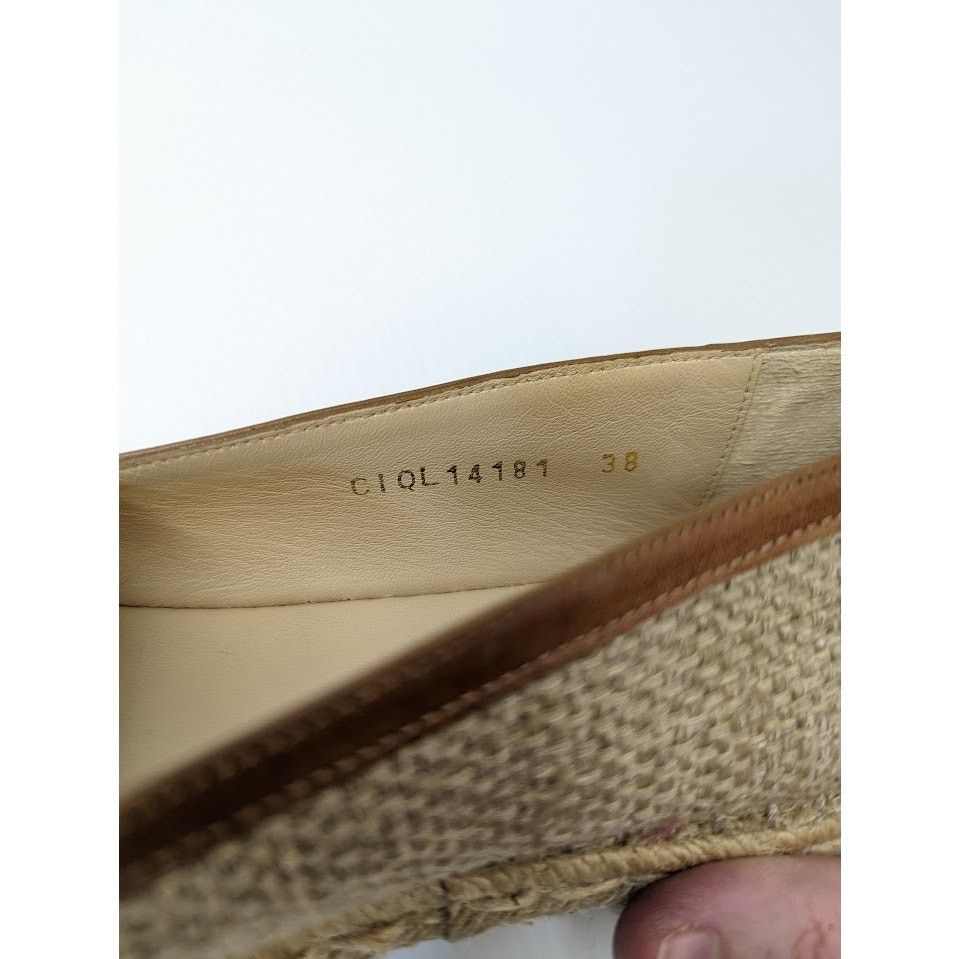 Stuart Weitzman Cheetah print leather espadrilles sz 38 (US sz 7) Size US 8 / IT 38 - 11 Thumbnail