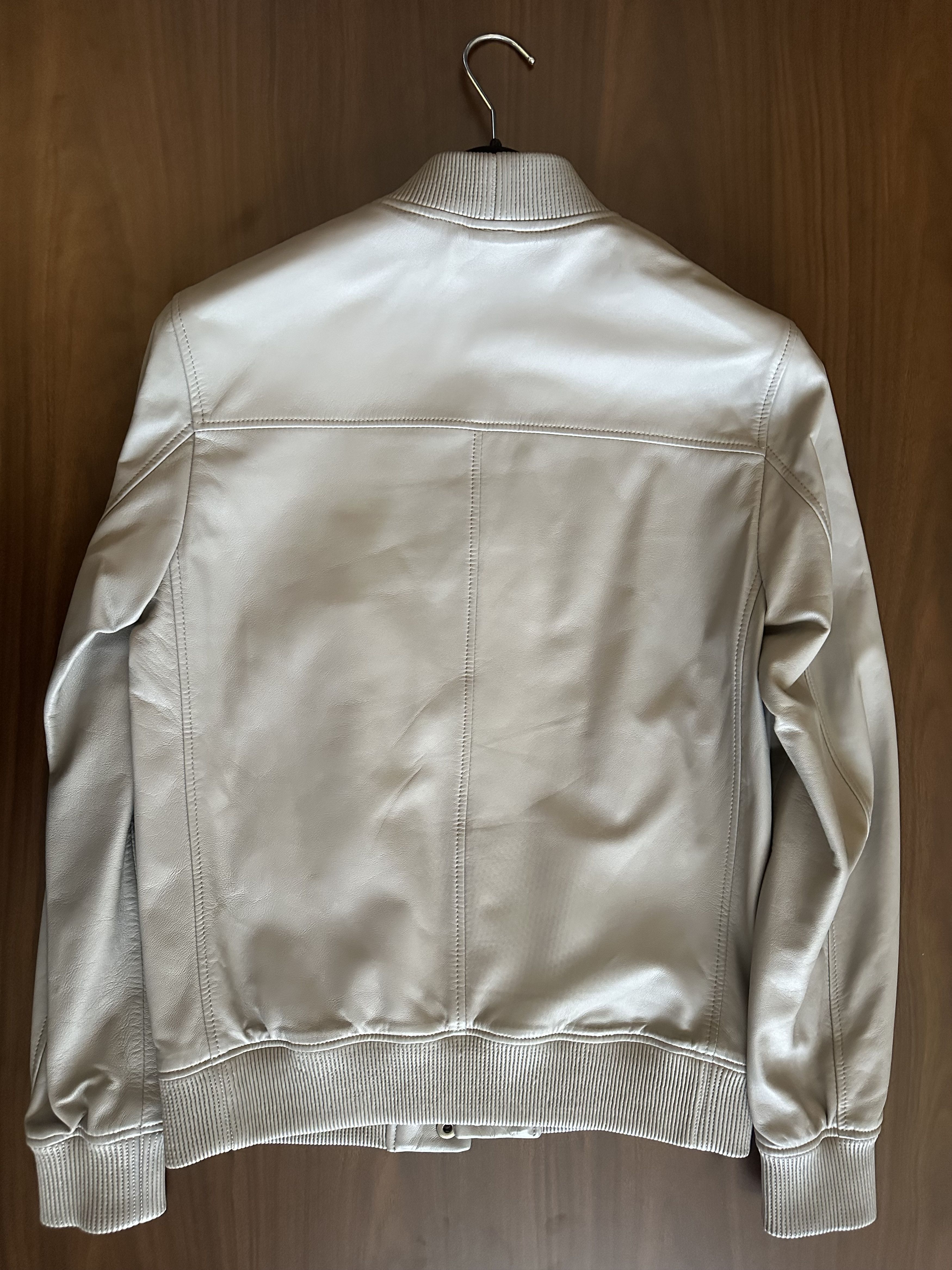 Theory Varsity Bomber Leather Jacket Size US XS / EU 42 / 0 - 2 Thumbnail