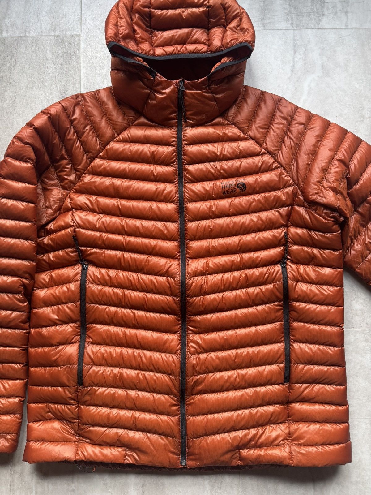 Mountain Hardwear Mountain Hardwear Ghost Whisperer Hoodie 800 Raw Carnelian Size US XL / EU 56 / 4 - 2 Thumbnail
