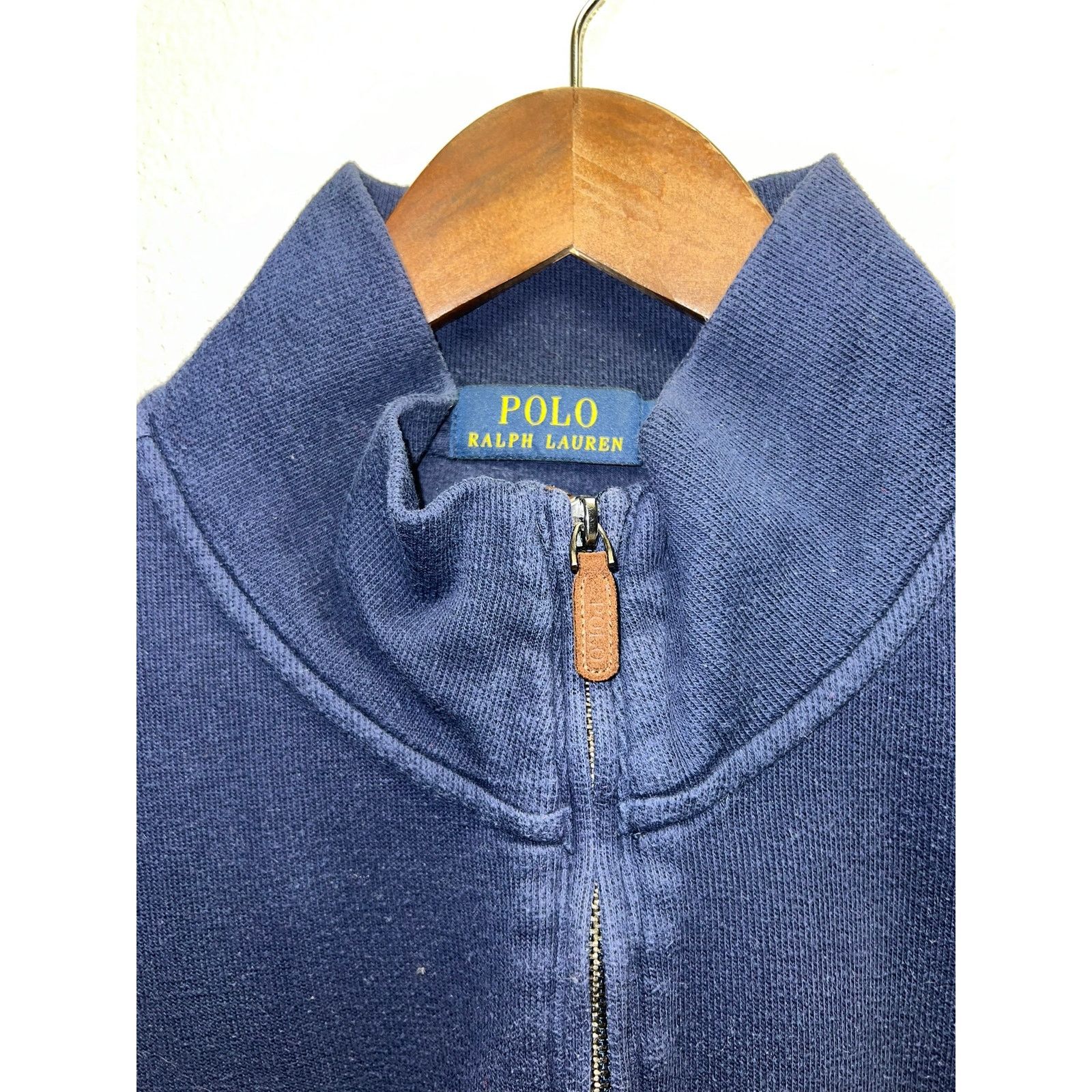 Vintage Polo Ralph Lauren Estate Rib Quarter Zip Sweatshirt PRL 2XL Size US XXL / EU 58 / 5 - 4 Thumbnail