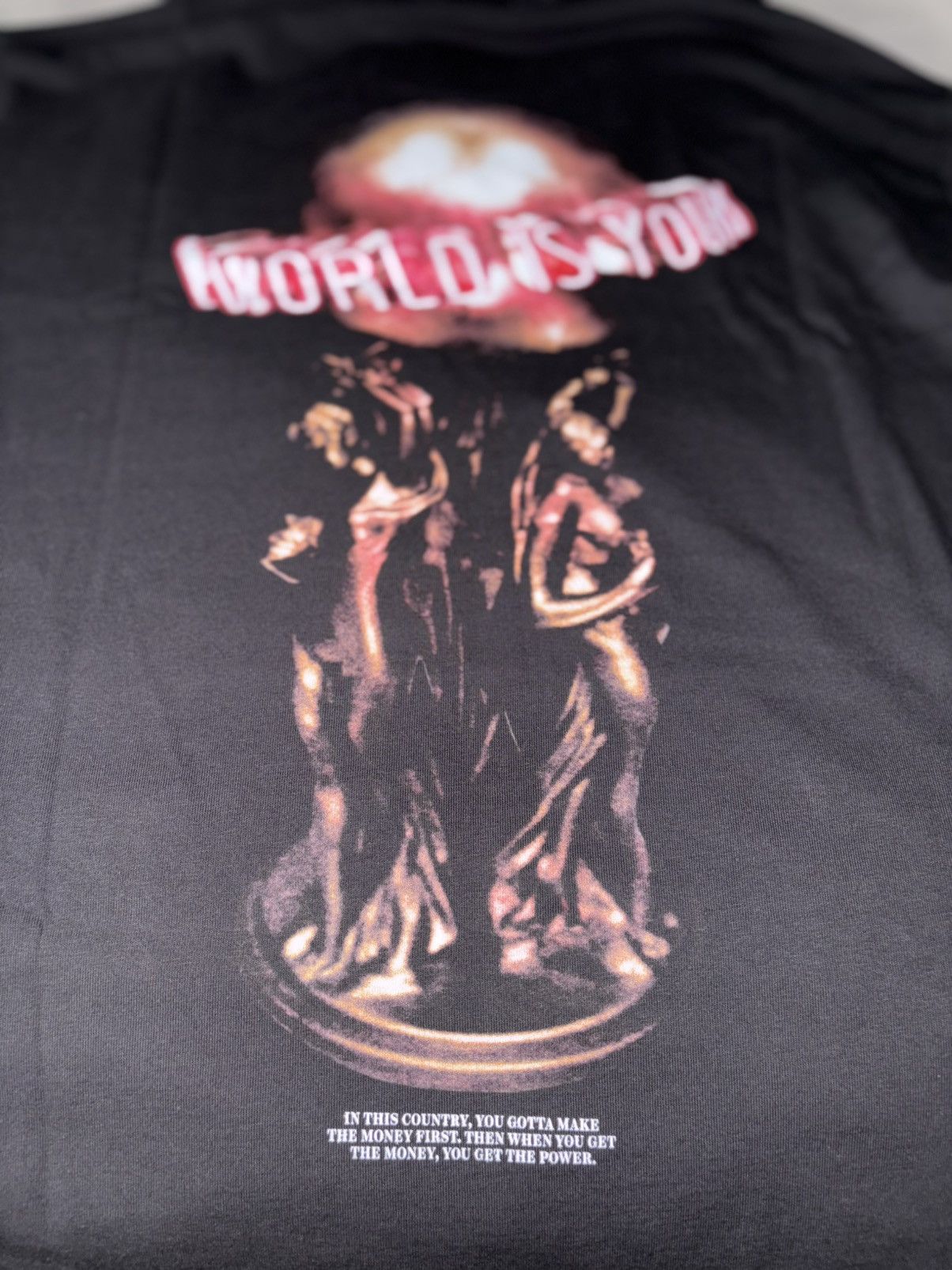 Kith Kith for Scarface Statue Long Sleeve Pocket Tee | Grailed