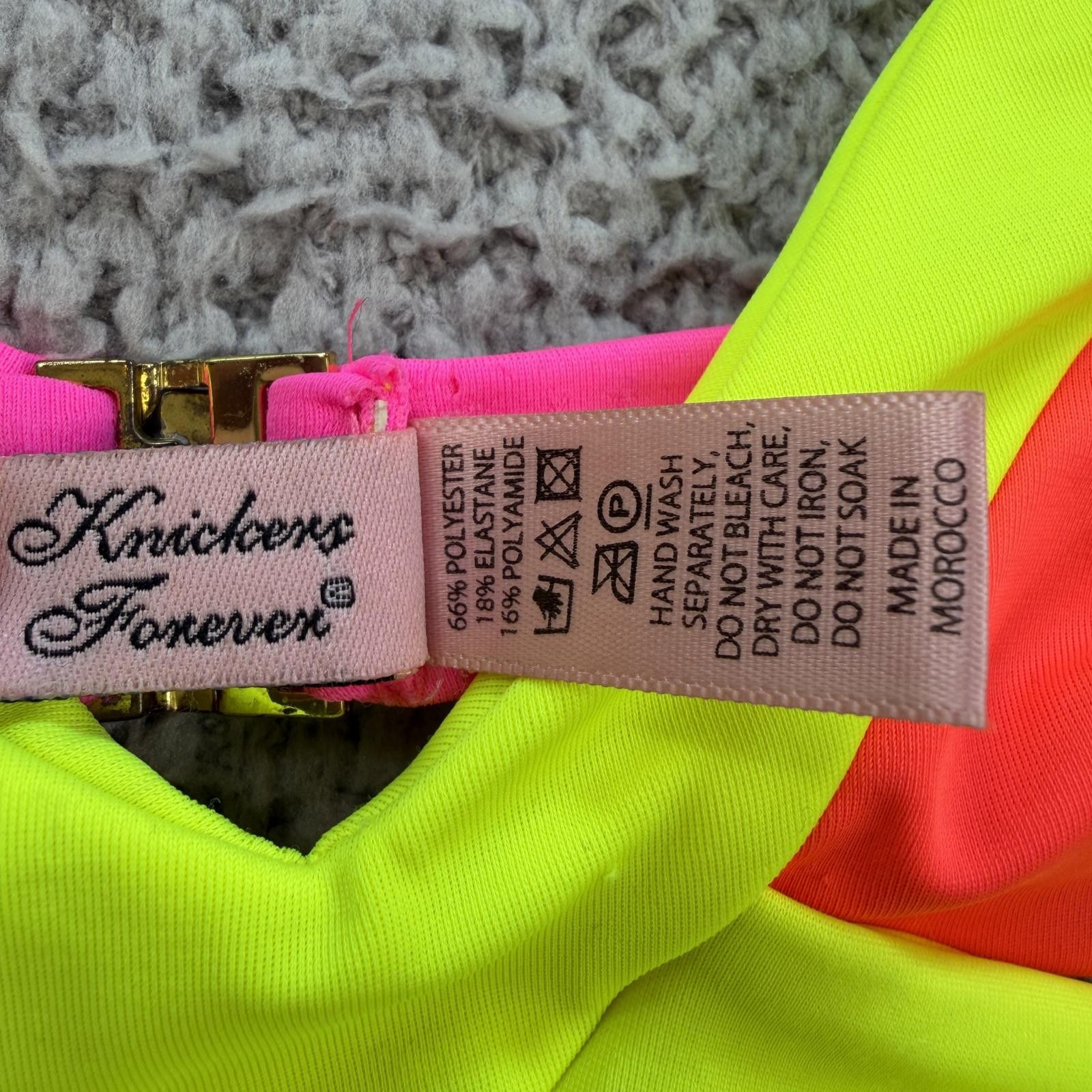 Other Agent Provocateur L’Agent Neon Strappy Bikini Top Swimwear Size ONE SIZE - 5 Thumbnail