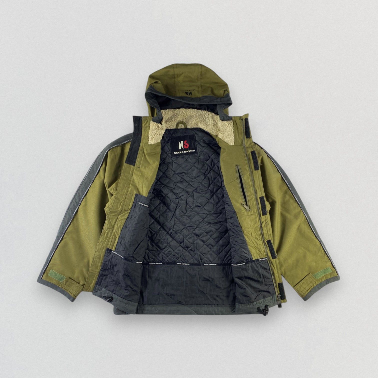 Japanese Brand Vintage Nicole Sports Hooded Jacket Wading Jacket Size US L / EU 52-54 / 3 - 2 Thumbnail