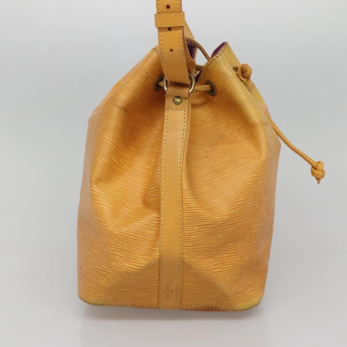 Louis Vuitton LOUIS VUITTON Epi Petit Noe Shoulder Bag Yellow M44109 Size ONE SIZE - 4 Thumbnail