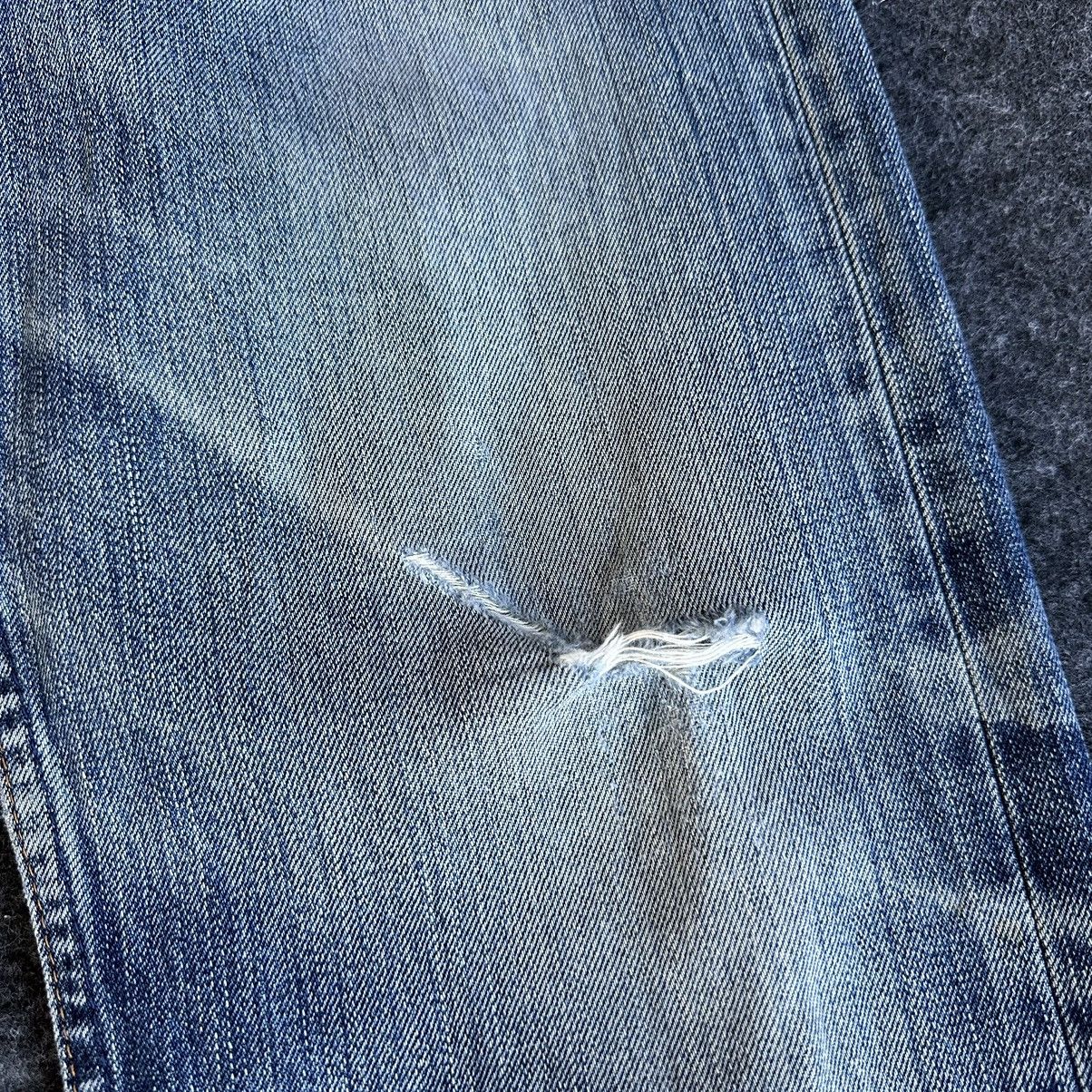 Levi's Levis 505 Distressed Blue Washed Vintage Denim 32x30 D578 Size US 32 / EU 48 - 5 Thumbnail