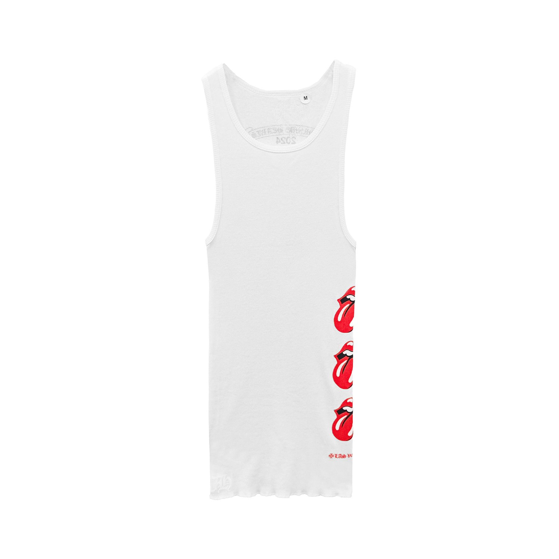 Chrome Hearts Chrome Hearts Rolling Stones Scroll Logo Tank Top Size M / US 6-8 / IT 42-44 - 1 Thumbnail