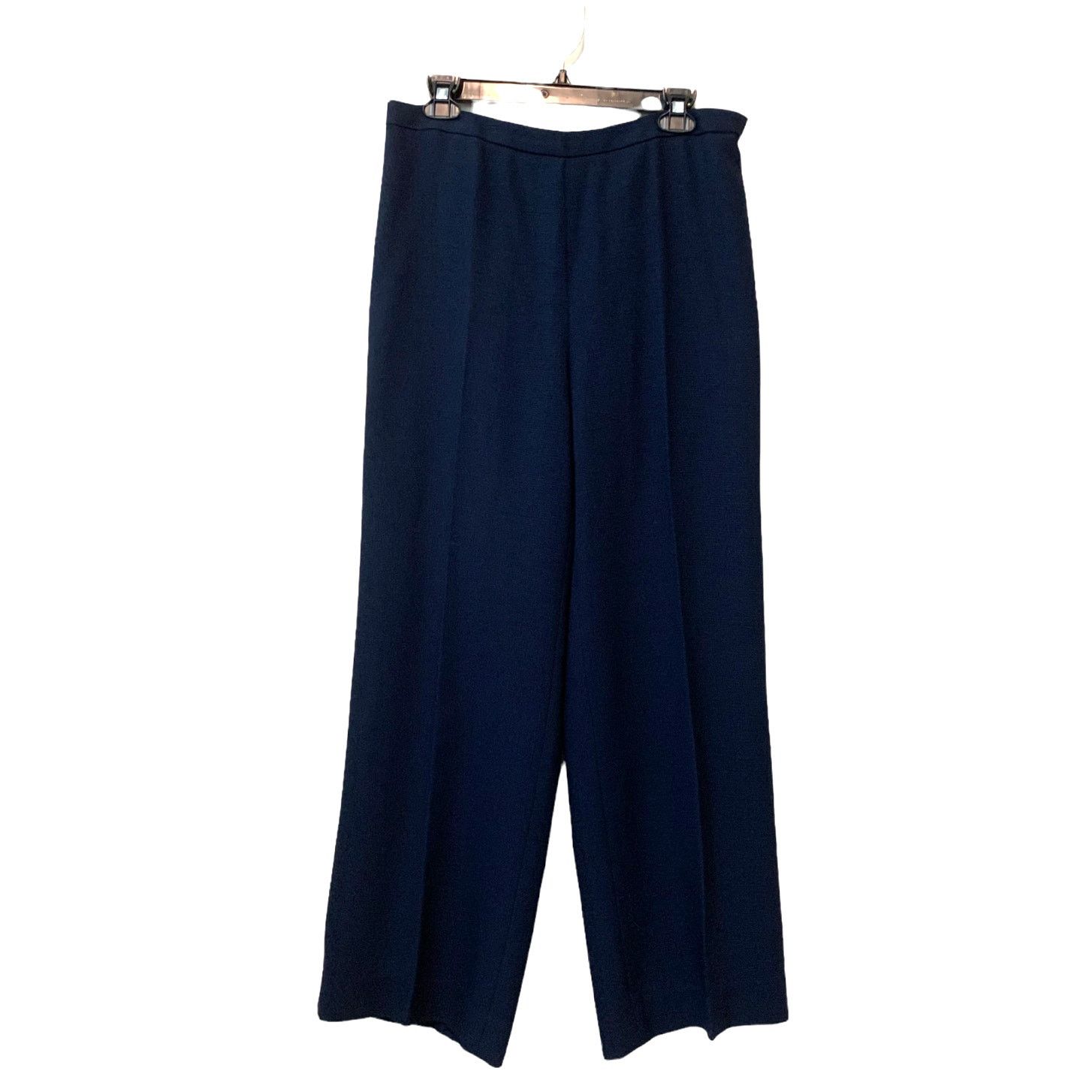Ellen Tracy Ellen Tracy blue wide leg woven pleated pants size 10 Size 32" / US 10 / IT 46 - 2 Thumbnail