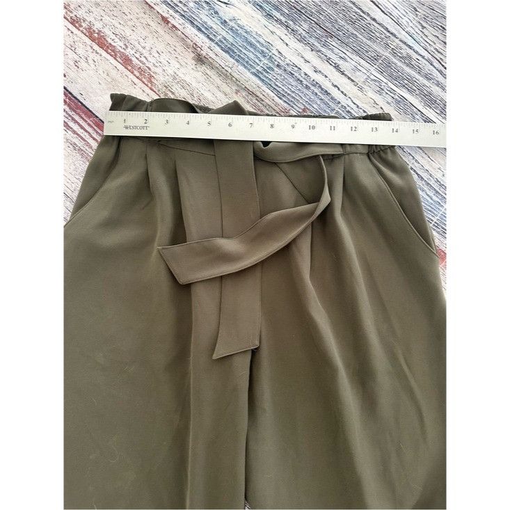Lululemon Lululemon Pleated Wide Leg Noir Pant in Dark Olive Green Size 30" / US 8 / IT 44 - 7 Thumbnail