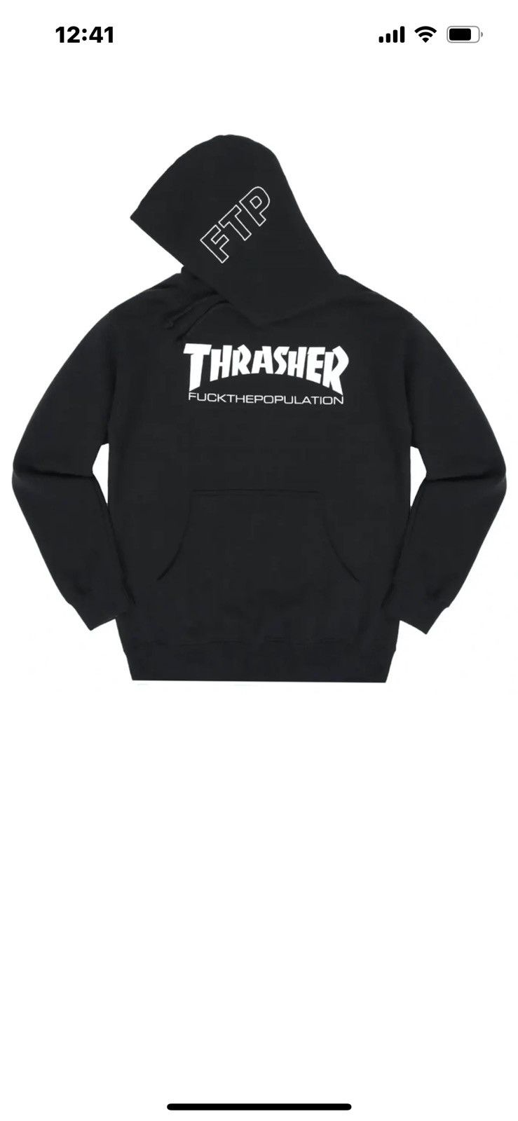 FTP Thrasher Hoodie - Size high quality Large