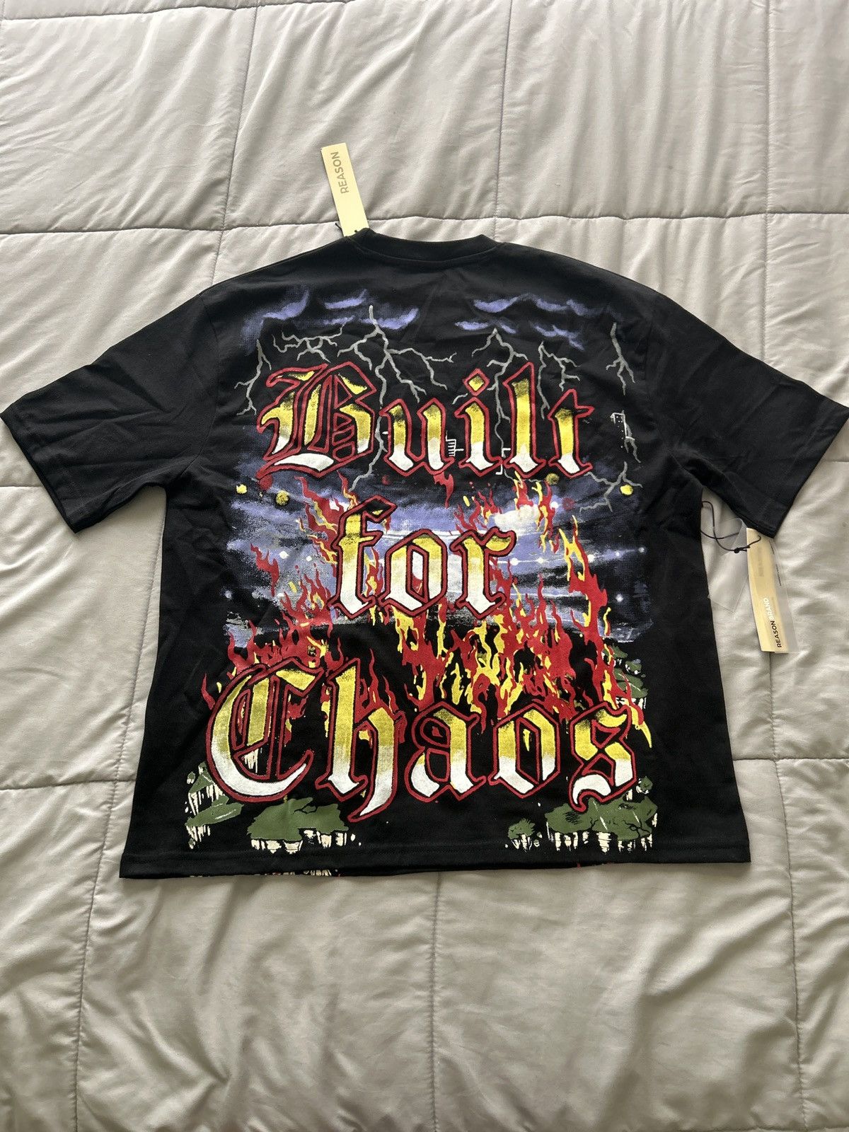 Reason Reason Graphic Tee ‘Built For Chaos’ Size US M / EU 48-50 / 2 - 2 Thumbnail