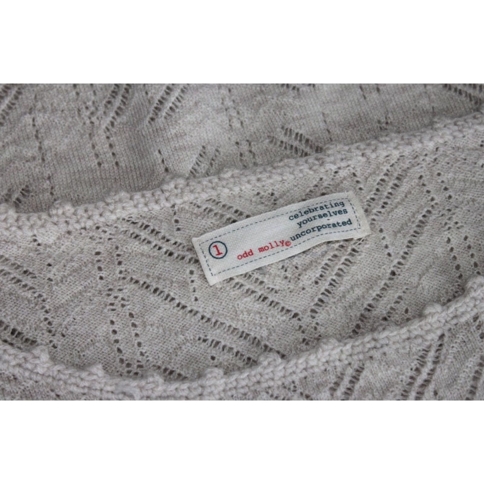 Vintage Odd Molly Jumper Womens Crew Neck Pullover Multicoloured Size 1 S 60 cm length 55 cm armpit to armpit 77 cm sleeve Womens Size XS / US 0-2 / IT 36-38 - 7 Thumbnail