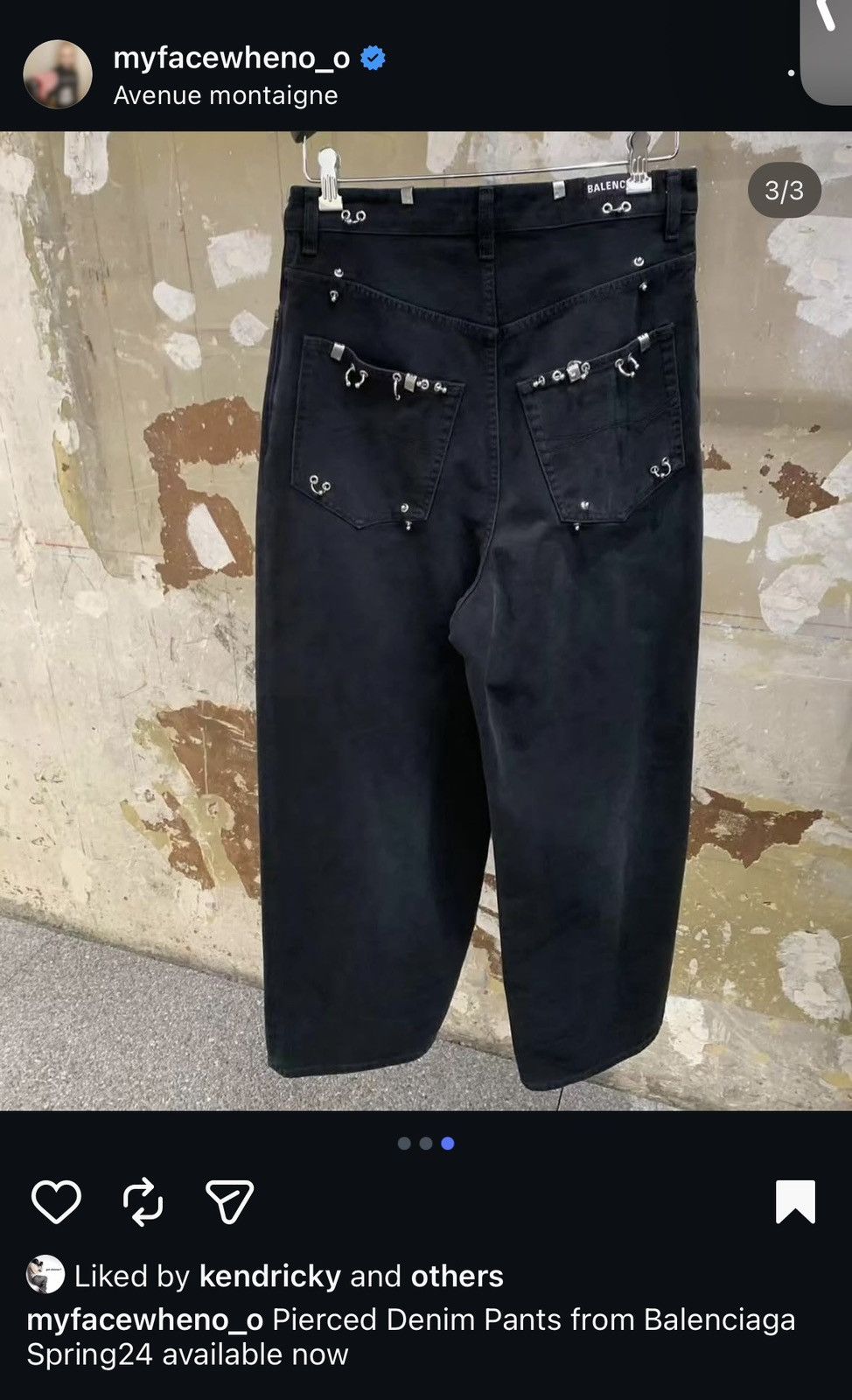 Balenciaga SS/24 Balenciaga Pierced Denim Size US 30 / EU 46 - 10 Thumbnail