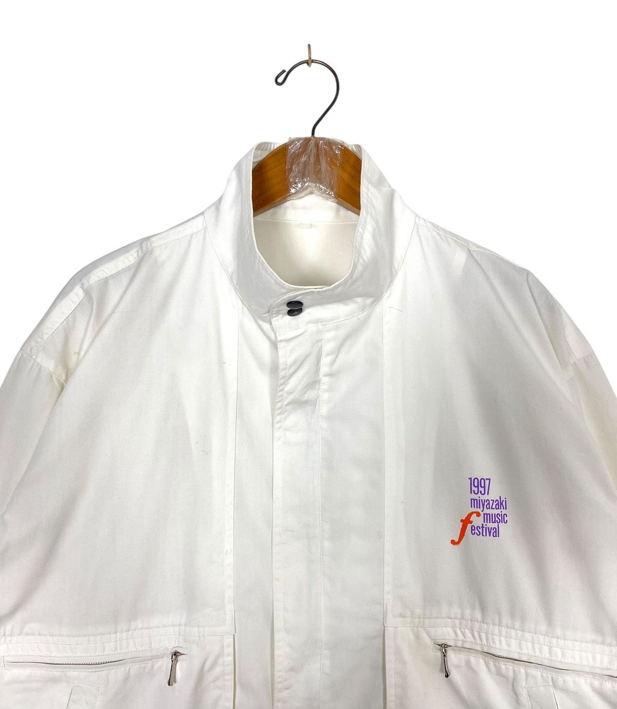 Japanese Brand Rare‼️ Vintage 1997 Miyazaki Music Festival Bomber Jacket Size US L / EU 52-54 / 3 - 4 Thumbnail