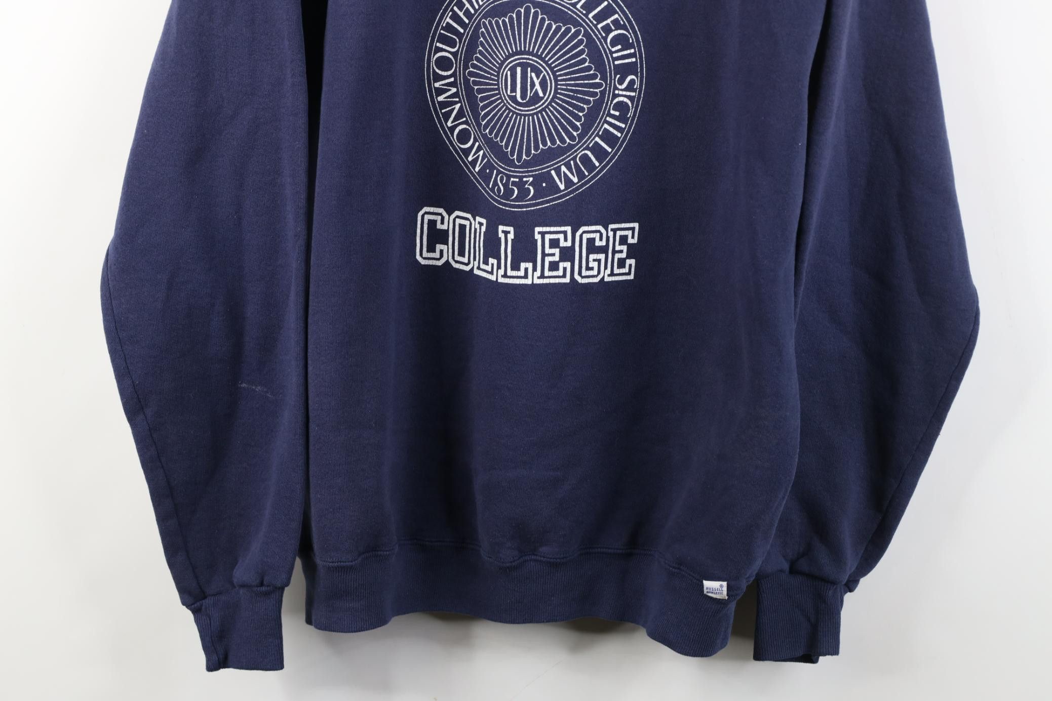 Russell Athletic Vintage 80s 90s Russell Athletic Monmouth College Sweatshirt Size US XL / EU 56 / 4 - 3 Thumbnail