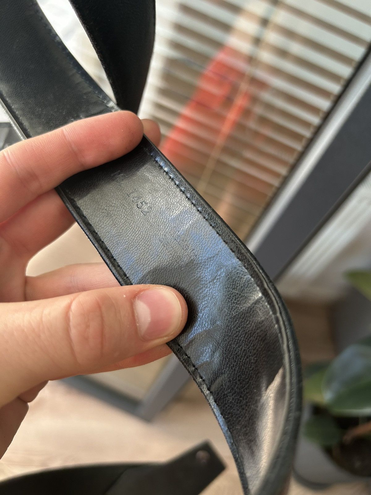 Leather Leather belt Size ONE SIZE - 9 Thumbnail