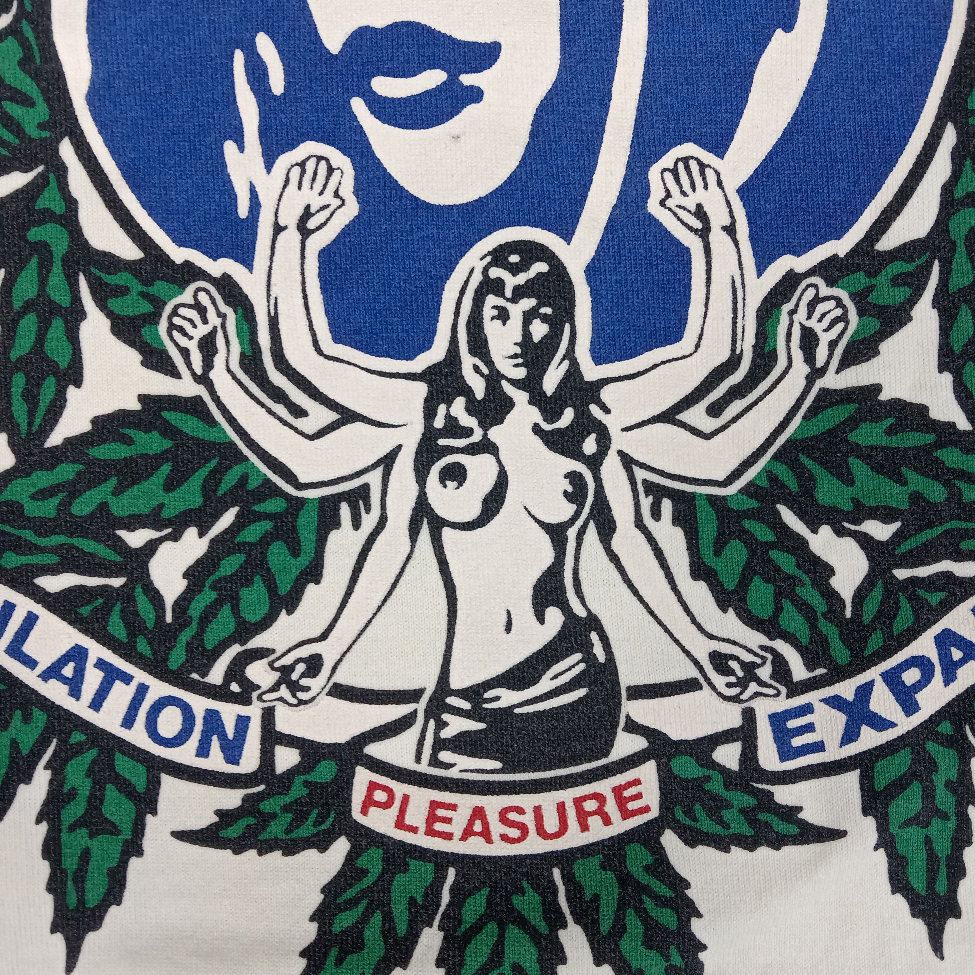 Hysteric Glamour × Japanese Brand × Vintage Hysteric Glamour Japanese Brand Hippie Art Tshirts Size S / US 4 / IT 40 - 3 Thumbnail