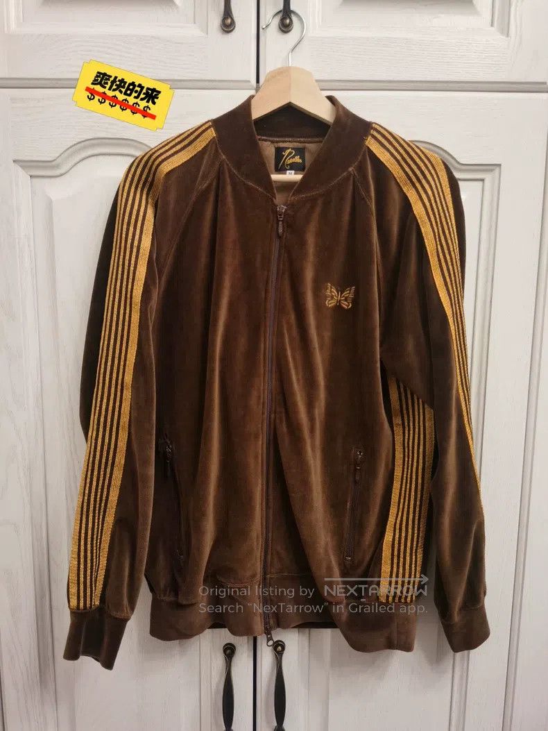 Needles Needles Butterfly Velvet Nylon Jacket Size US L / EU 52-54 / 3 - 7 Thumbnail