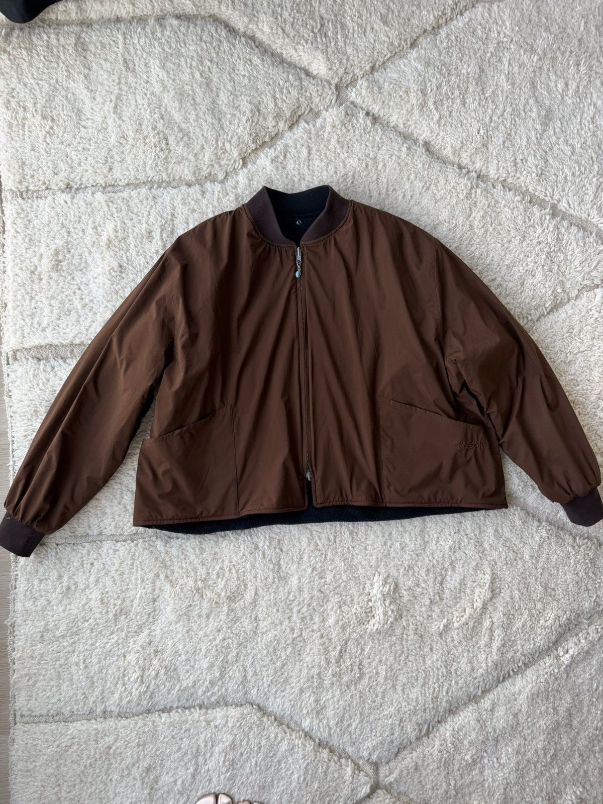 4SDESIGNS 4SDESIGN Reversible Cropper Bomber Jacket Size US L / EU 52-54 / 3 - 4 Thumbnail