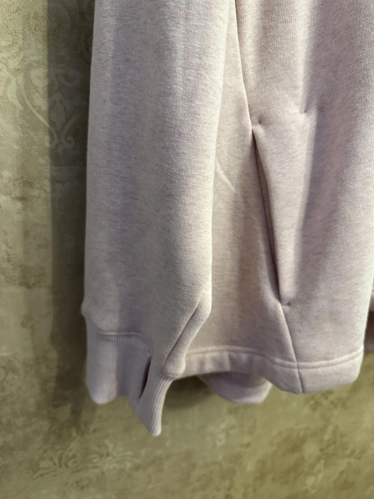 Designer ATHLETA Sweatshirt XL Cozy Karma 1/4 Zip Hoodie Pink NWOT Size XXS / US 00 / IT 34 - 3 Thumbnail