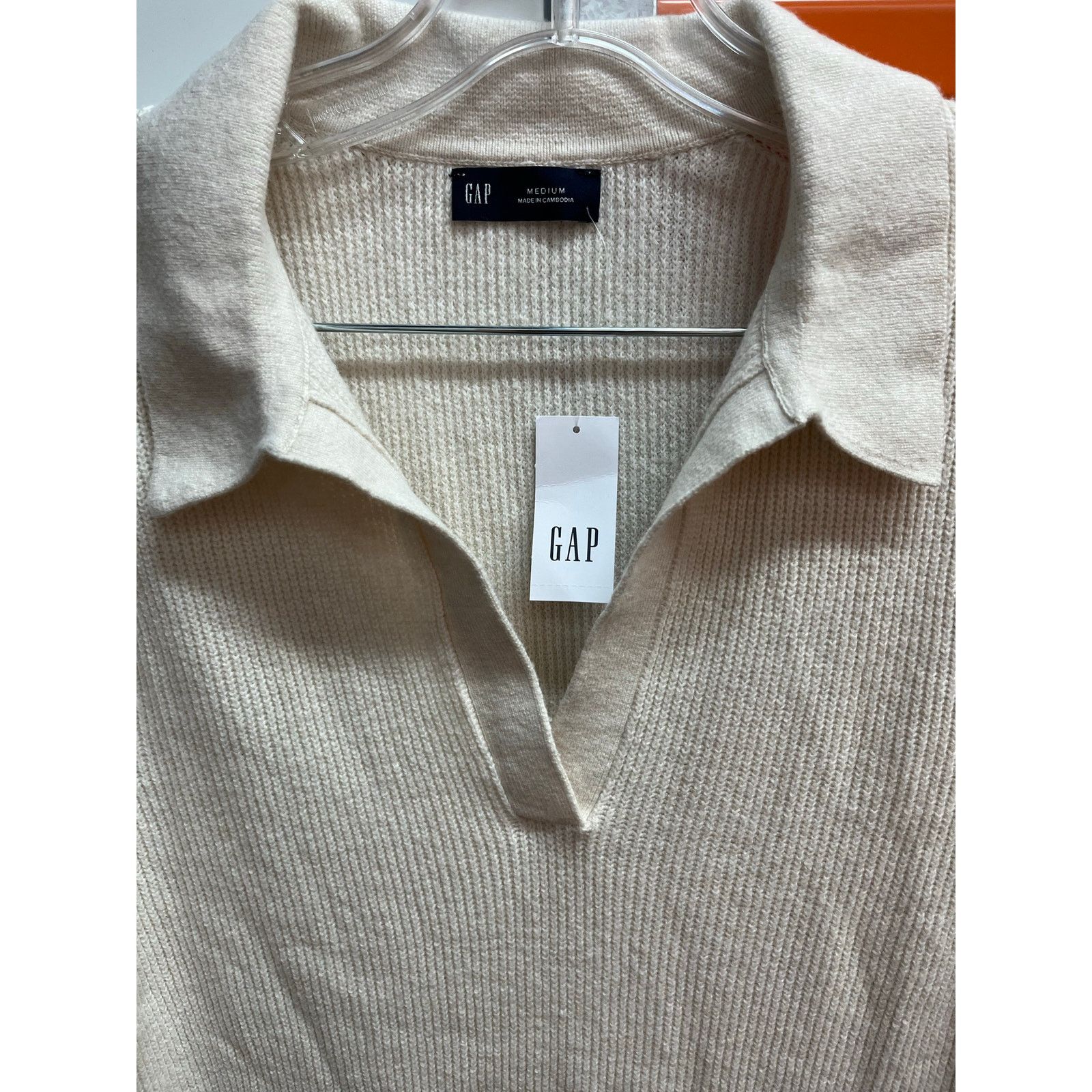 Gap Gap women - CashSoft Rib Johnny Collar Midi Dress / M / NWT Size M / US 6-8 / IT 42-44 - 5 Thumbnail