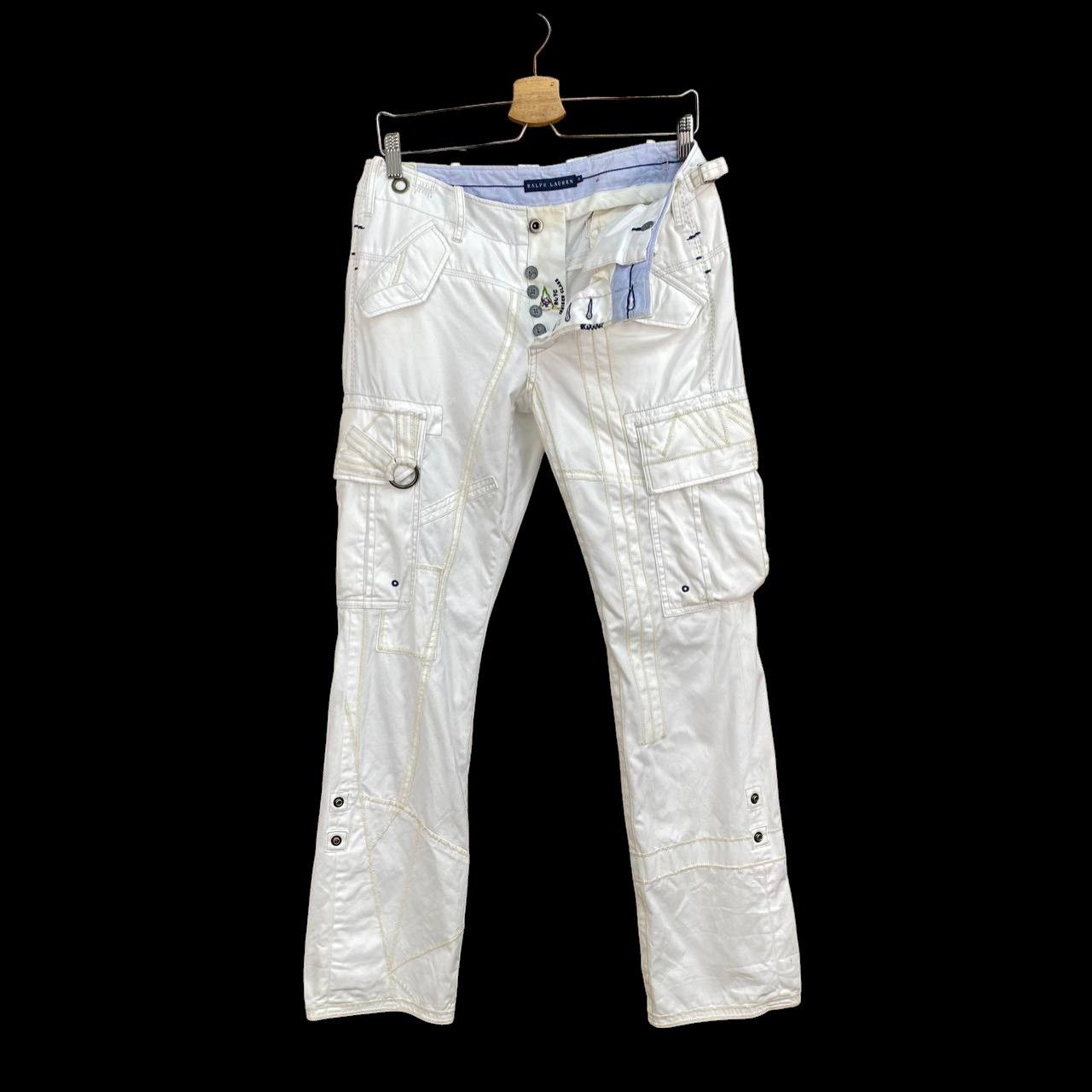 Polo Ralph Lauren Polo Ralph Lauren Off-White Utility Cargo spider-web Stitch Size US 30 / EU 46 - 1 Thumbnail