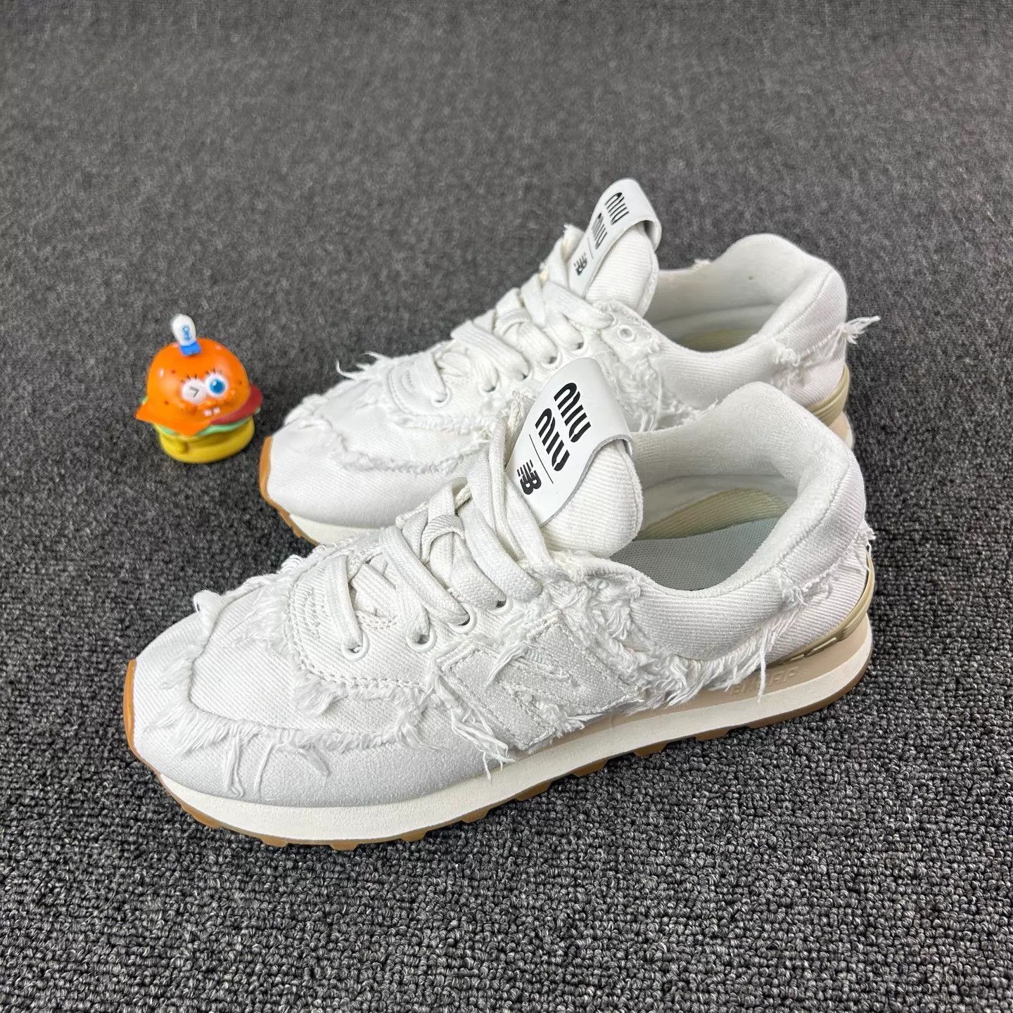 Miu Miu New Balance x MIU MIU 574 Sneakers Wmn 37 Worn 2x Size US 6.5 / IT 36.5 - 1 Thumbnail