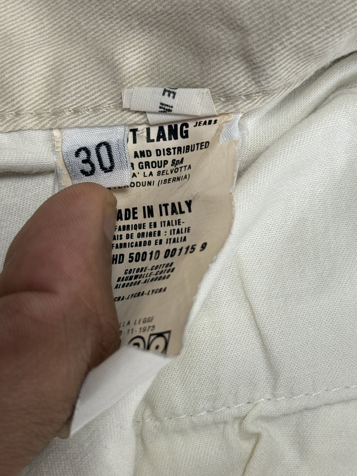 Helmut Lang Helmut Lang - 1998 Casual Beige Pants Size US 30 / EU 46 - 8 Thumbnail