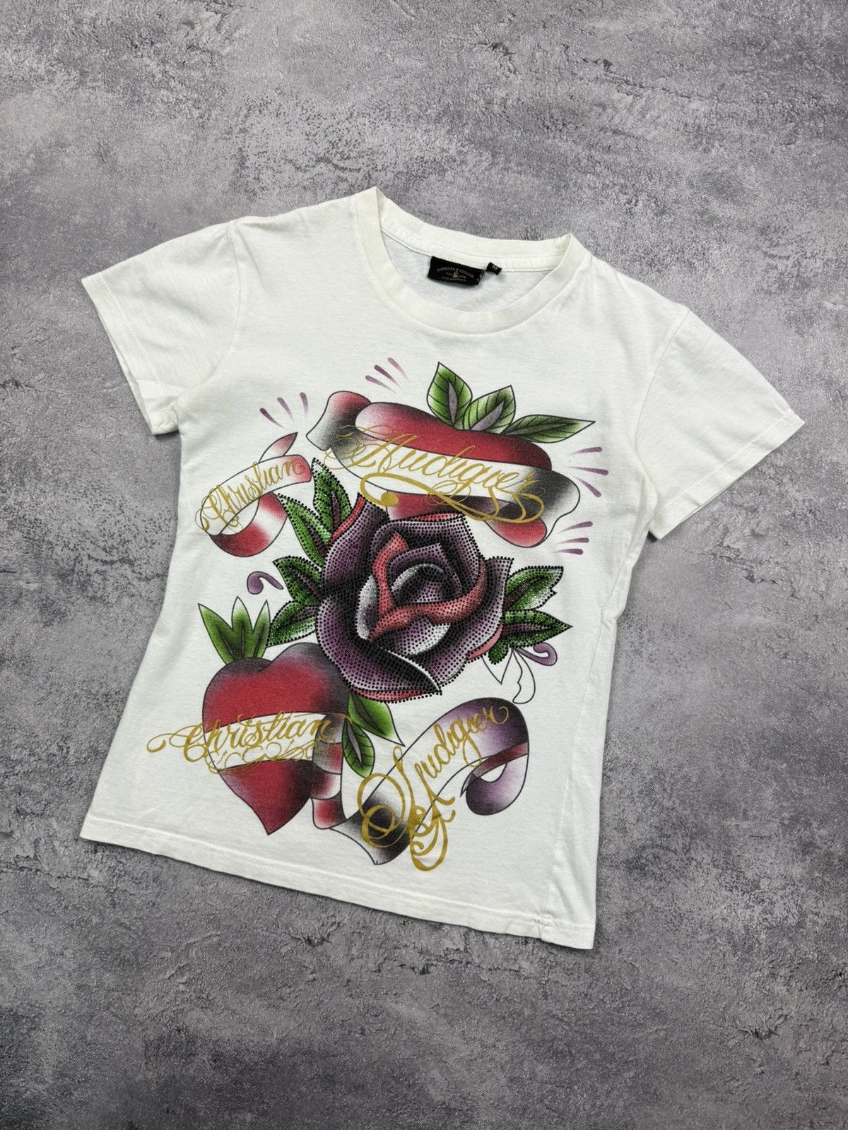 Christian Audigier Vintage Y2K Ed Hardy By Christian Audigier T-Shirt Rare Tee Size M / US 6-8 / IT 42-44 - 2 Thumbnail