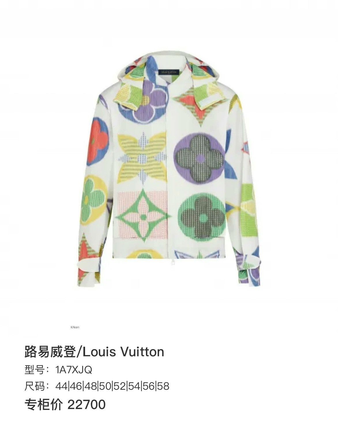 Louis Vuitton Louis Vuitton Floral Print Windbreaker Jacket Size US L / EU 52-54 / 3 - 3 Thumbnail