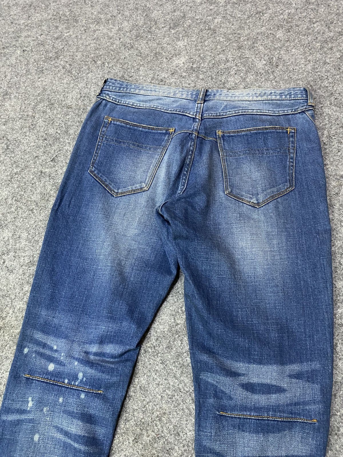 Number (N)ine Number (N)ine Distressed Denim Pants Size US 32 / EU 48 - 14 Thumbnail