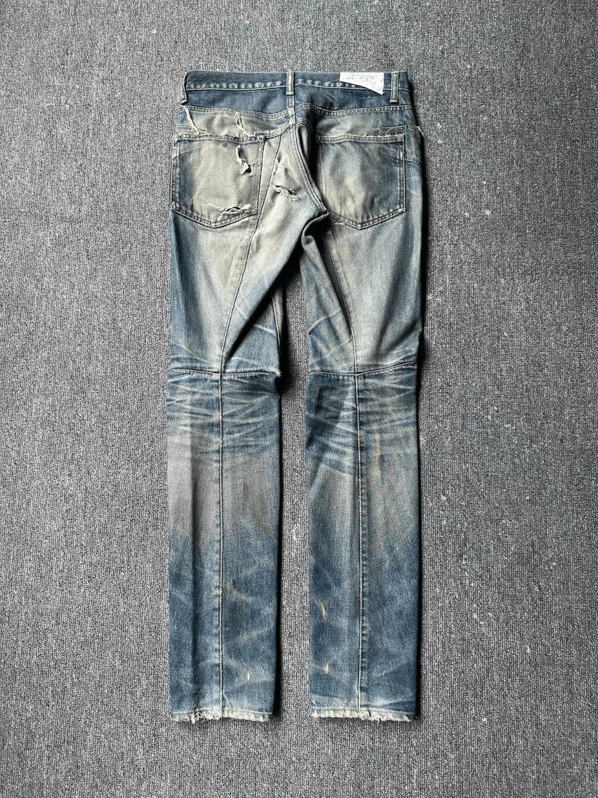 Undercover Sz 2 Undercover 10AW Distressed Structure Denim Size US 30 / EU 46 - 2 Thumbnail