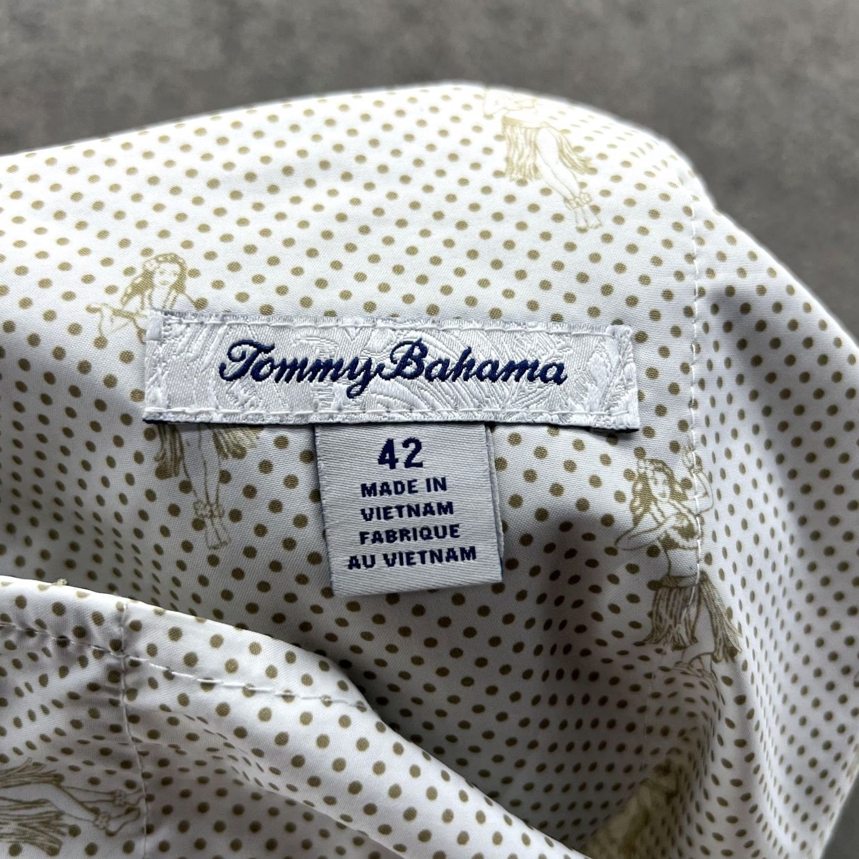 Tommy Bahama Tommy Bahama Shorts Mens 42 Beige Chino Lightweight Stretch 10 Inseam Golf - Mens, Shorts, Beige, 42, Lightweight, Stretch, Flat Front, Zip, Pockets Size US 42 / EU 58 - 5 Thumbnail