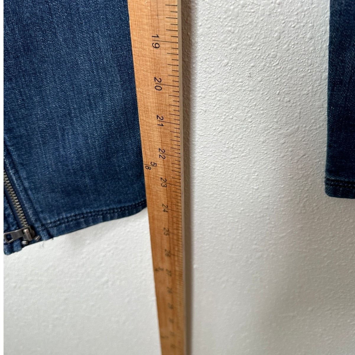 Splendid Splendid Medium Wash High Waist Ankle Zip Skinny Jeans 29 Size 29" - 13 Thumbnail
