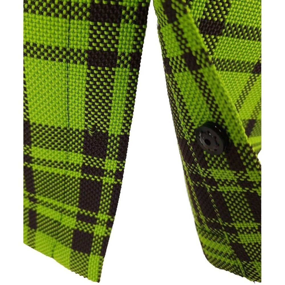 Palm Angels Palm Angels Logo Overshirt 44 XS Mens Green & White Plaid C Size US XS / EU 42 / 0 - 7 Thumbnail