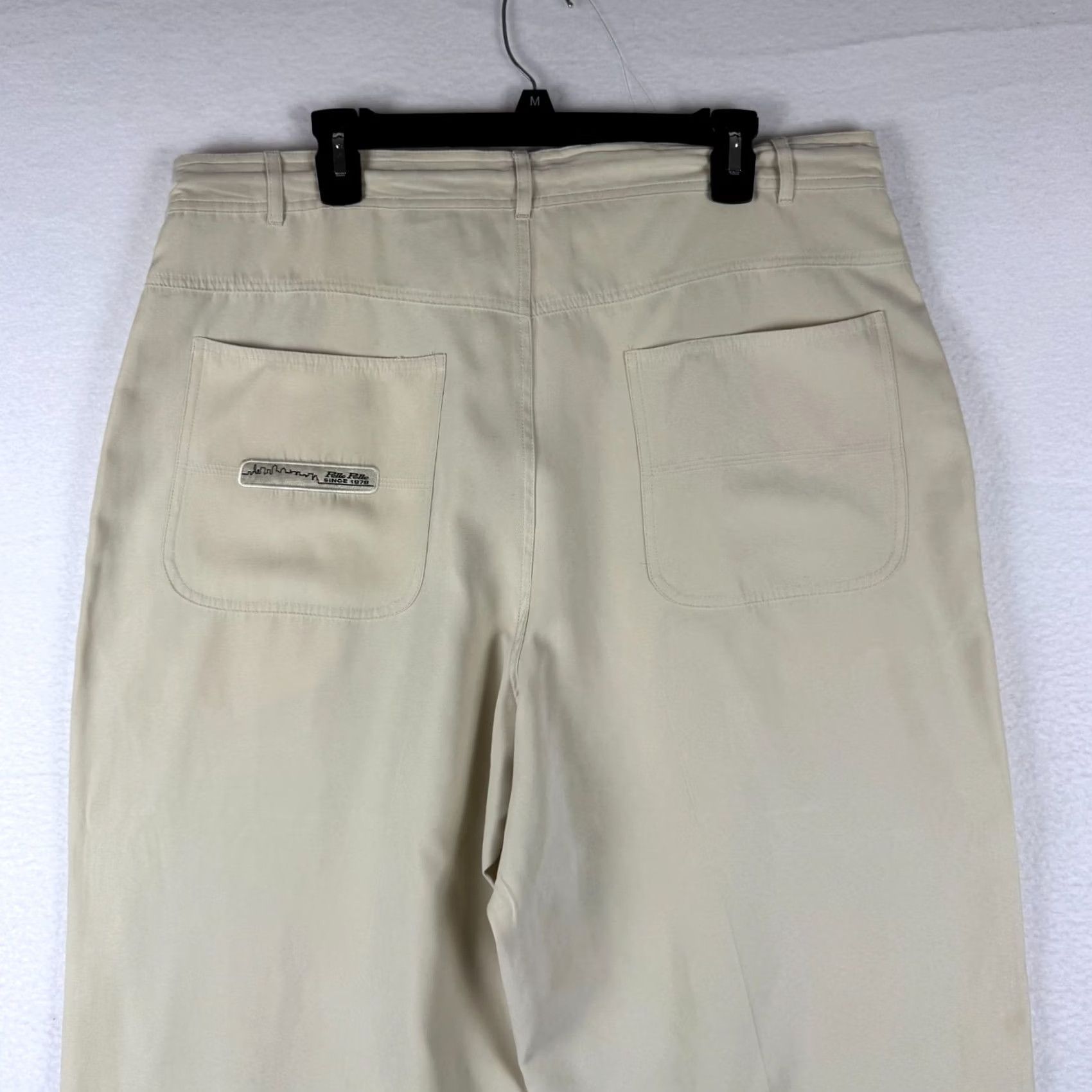 Pelle Pelle VINTAGE Pelle Pelle Pants Main Selling Point Hip Hop 90s Baggy Wide-Leg Ivory Men 37x33 Old School Size US 37 - 4 Thumbnail