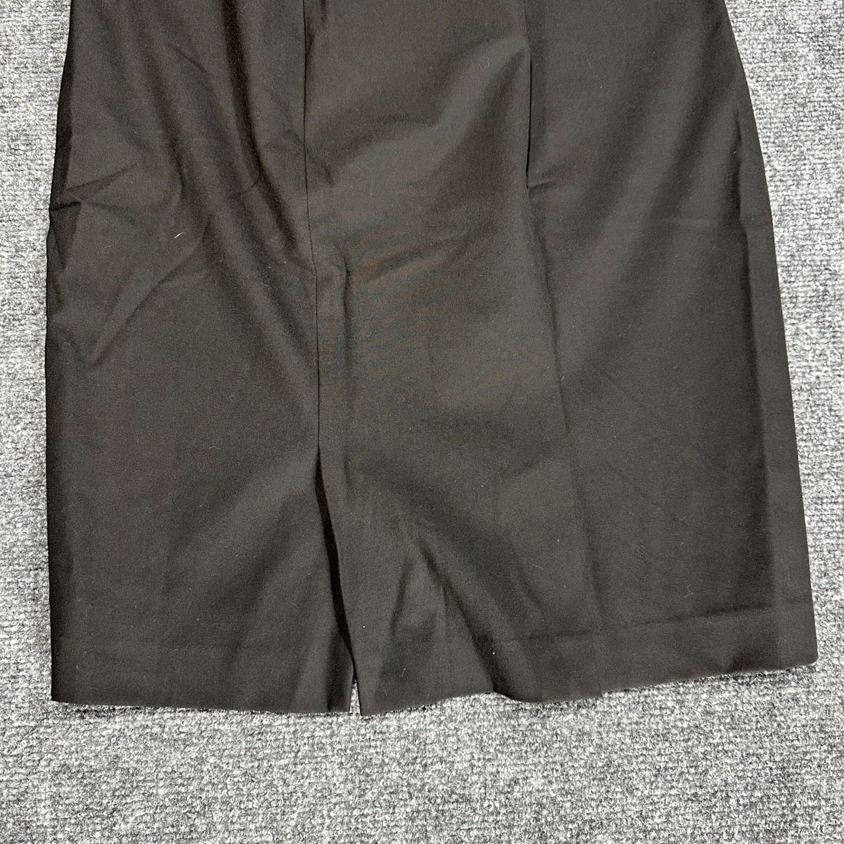 Ann Taylor Ann Taylor Skirt Womens 4P Black Stretch Lined Vent Knee Length Pencil Zip Vintage No Size 27" / US 4 / IT 40 - 2 Thumbnail