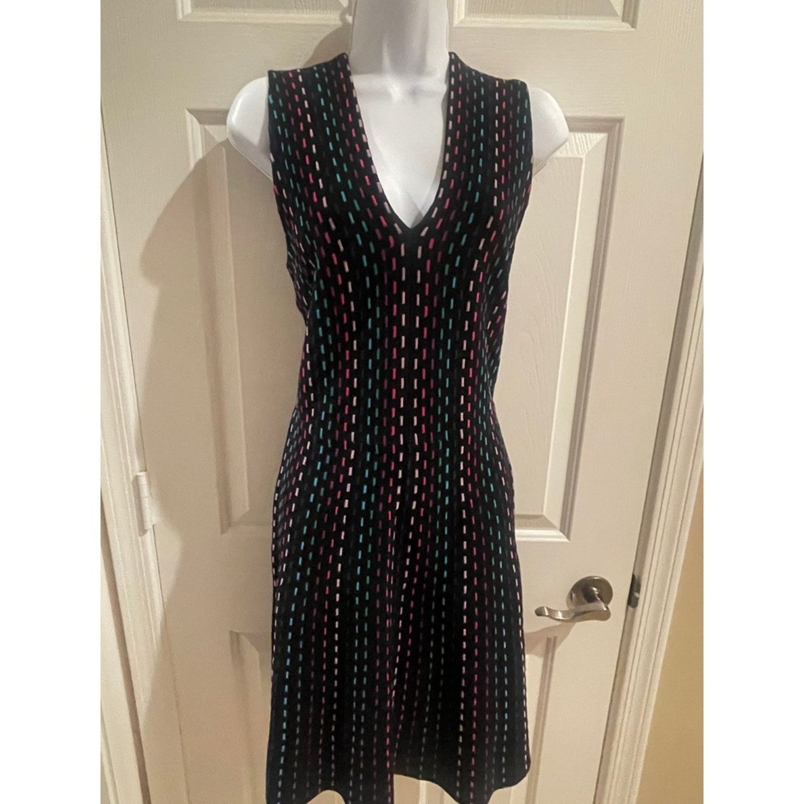Kate Spade Kate Spade Multi Color Sleeveless Fit Flare Dress Size M Size M / US 6-8 / IT 42-44 - 2 Thumbnail