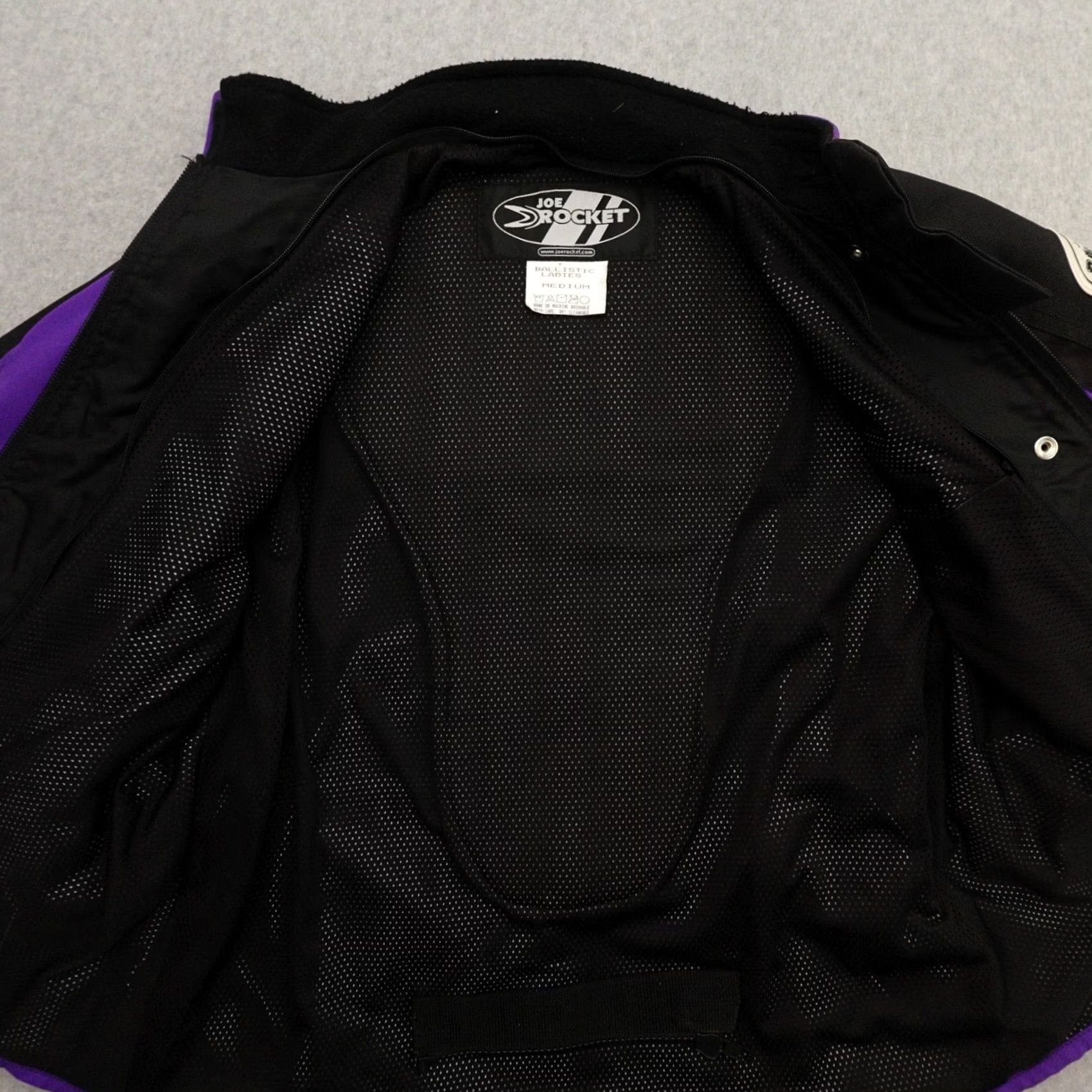 Joe Rocket Joe Rocket Motorcycle Jacket Body Armor Purple Black Medium (20X25) Women's Size M / US 6-8 / IT 42-44 - 5 Thumbnail