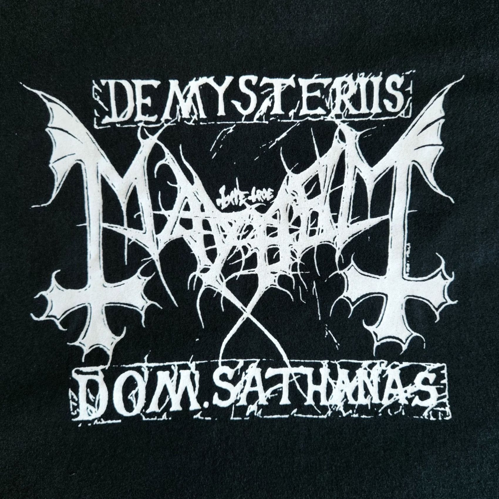Gildan Mayhem Euronymous Dead Black Metal Slayer Thrash Death Marduk Abba Large T-Shirt Y2K Band Graphic Tee Size US L / EU 52-54 / 3 - 3 Thumbnail