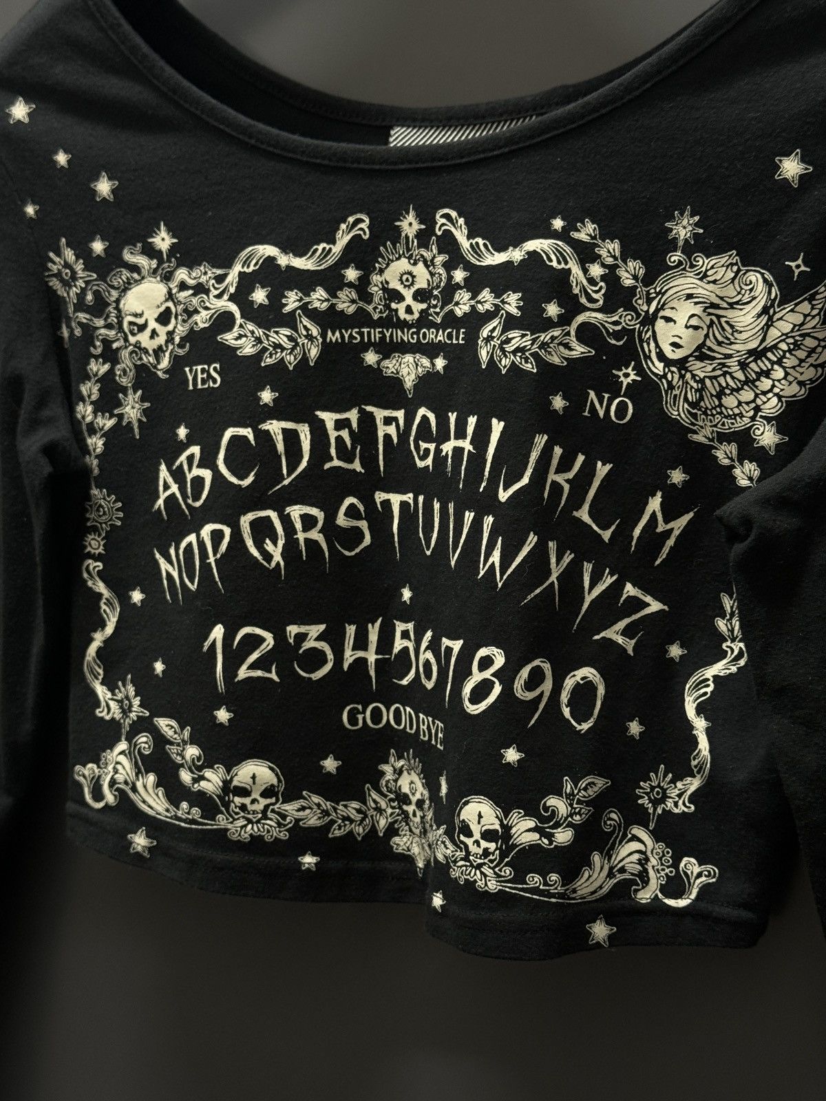 Other Avant Garde top blouse crop top satan skulls gothic goth Size L / US 10 / IT 46 - 3 Thumbnail