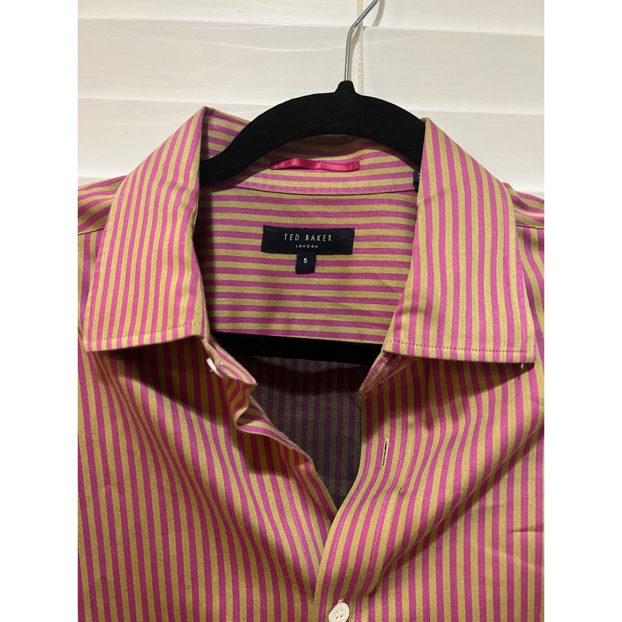 Ted Baker Ted Baker Long Sleeve French Cuff Button Up Shirt - Size 5/L Size US L / EU 52-54 / 3 - 2 Thumbnail