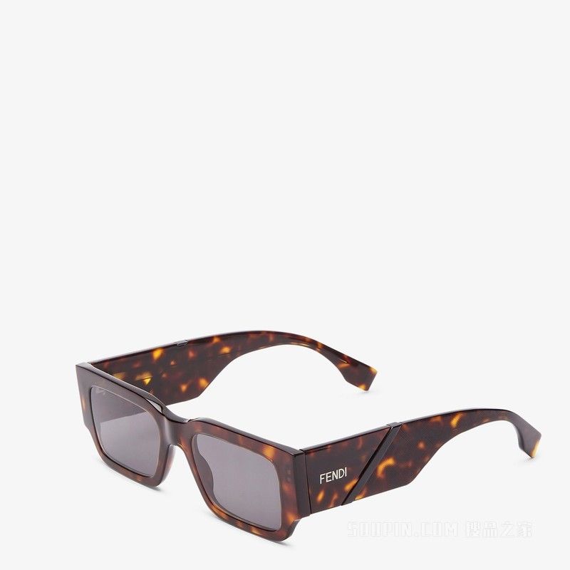 Fendi o1s1wg110425 Sunglass in Brown Size ONE SIZE - 2 Thumbnail