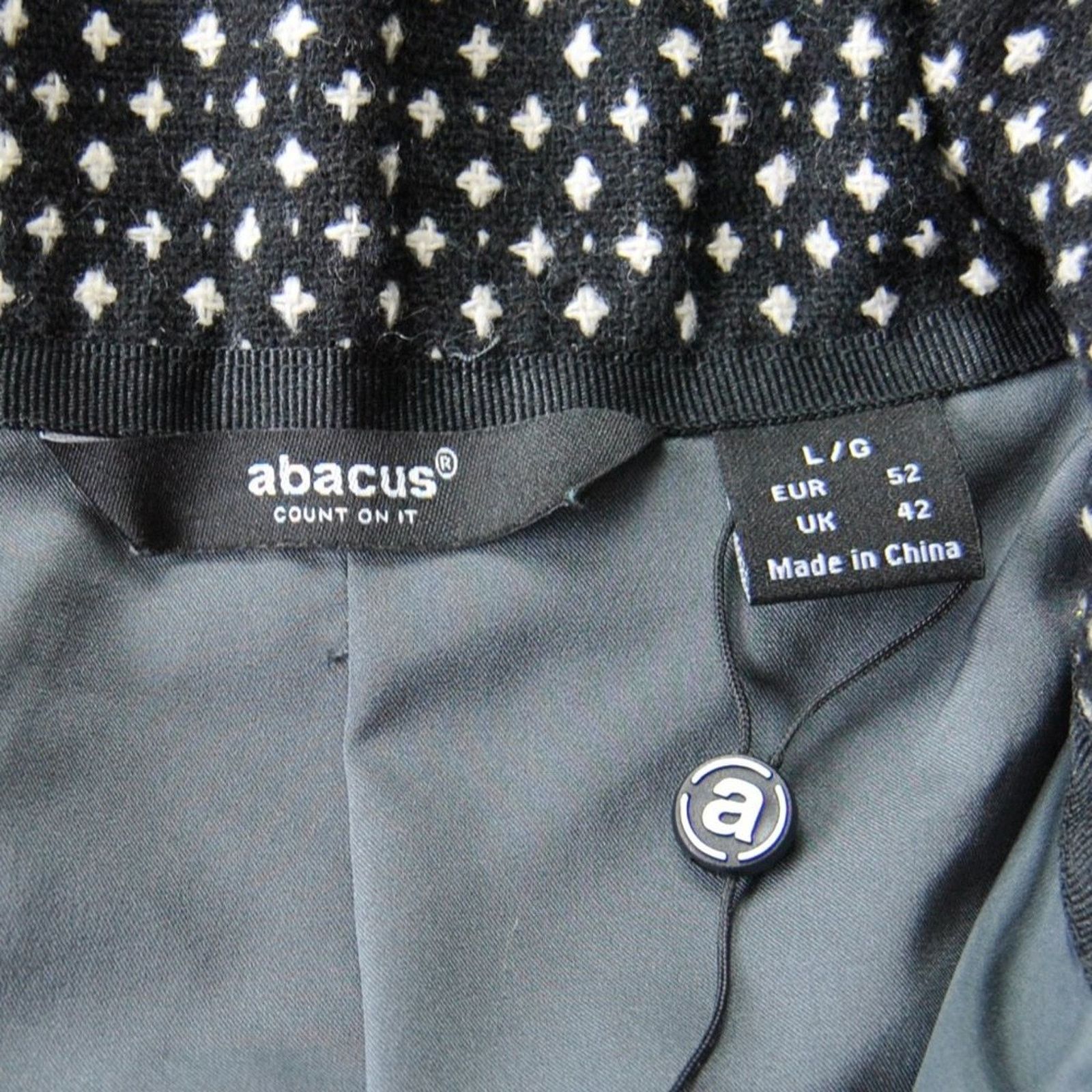 Other Abacus Large Lined Quarter Zip Sweater Blue Gray Stripes Size US L / EU 52-54 / 3 - 6 Thumbnail