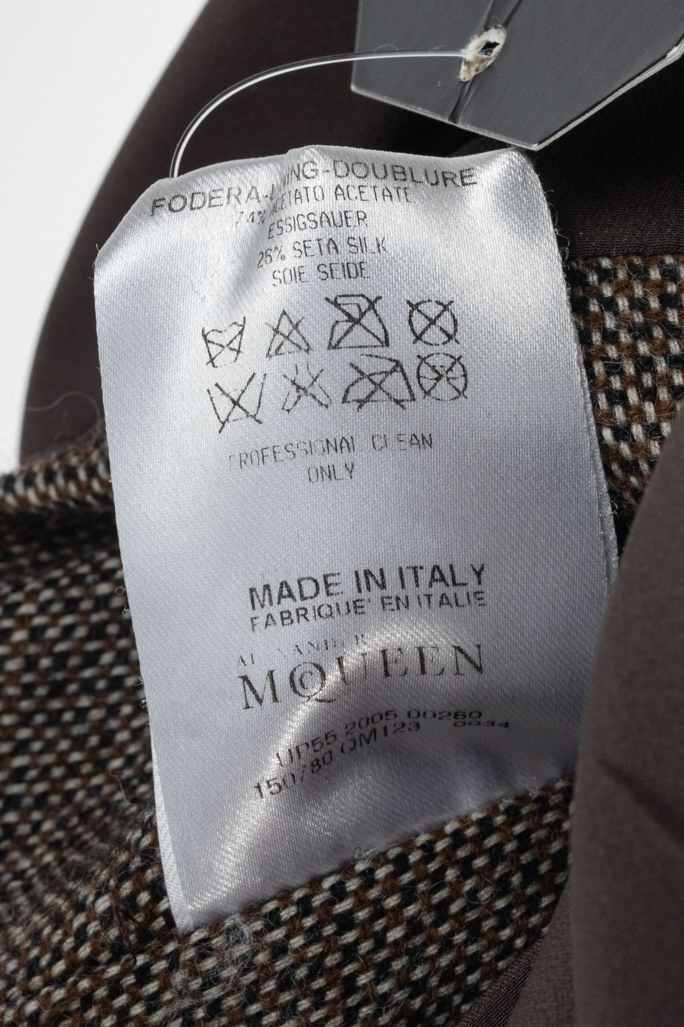 Alexander McQueen Alexander McQueen AW05 Wool Tweed Crossover-Waist Dress Size S / US 4 / IT 40 - 9 Thumbnail