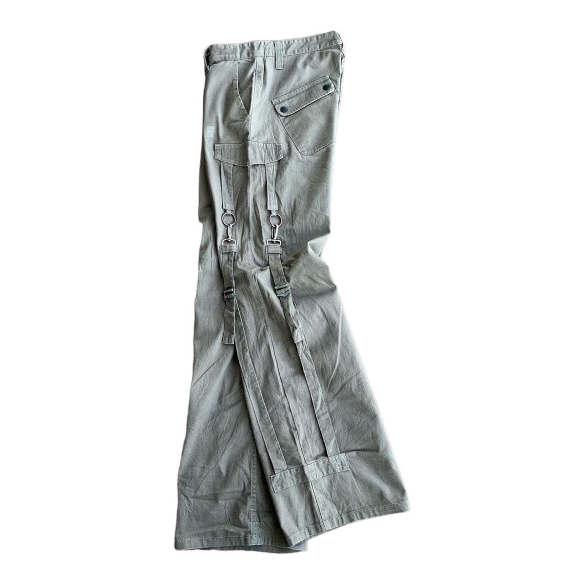Hysteric Glamour × Seditionaries Vintage Maniac Works Cargo Bondage Strapped Pants Size US 32 / EU 48 - 1 Thumbnail