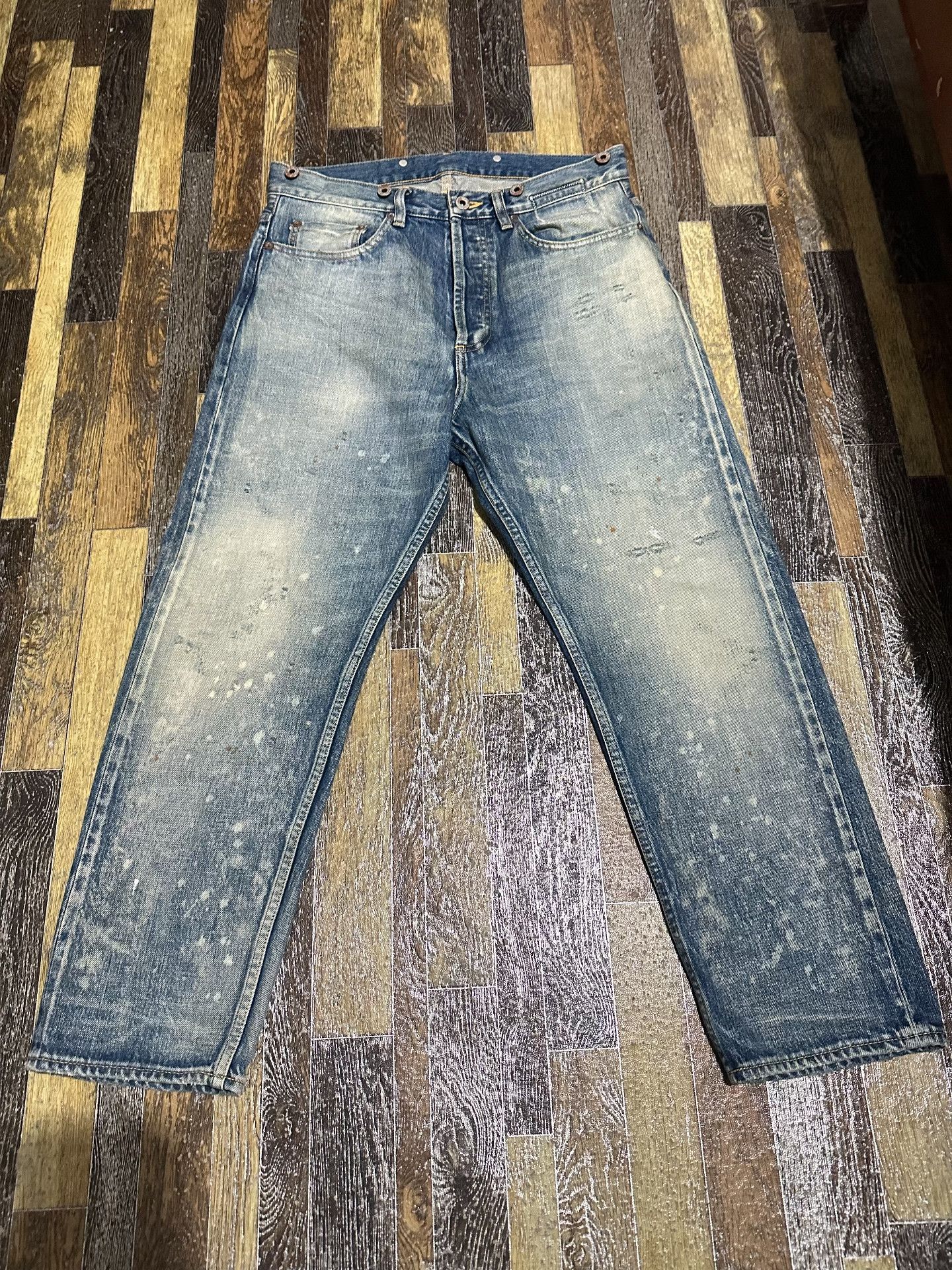 Madness MADNESS Acid Washed Denim Pant 23AW Size US 26 / EU 42 - 1 Thumbnail