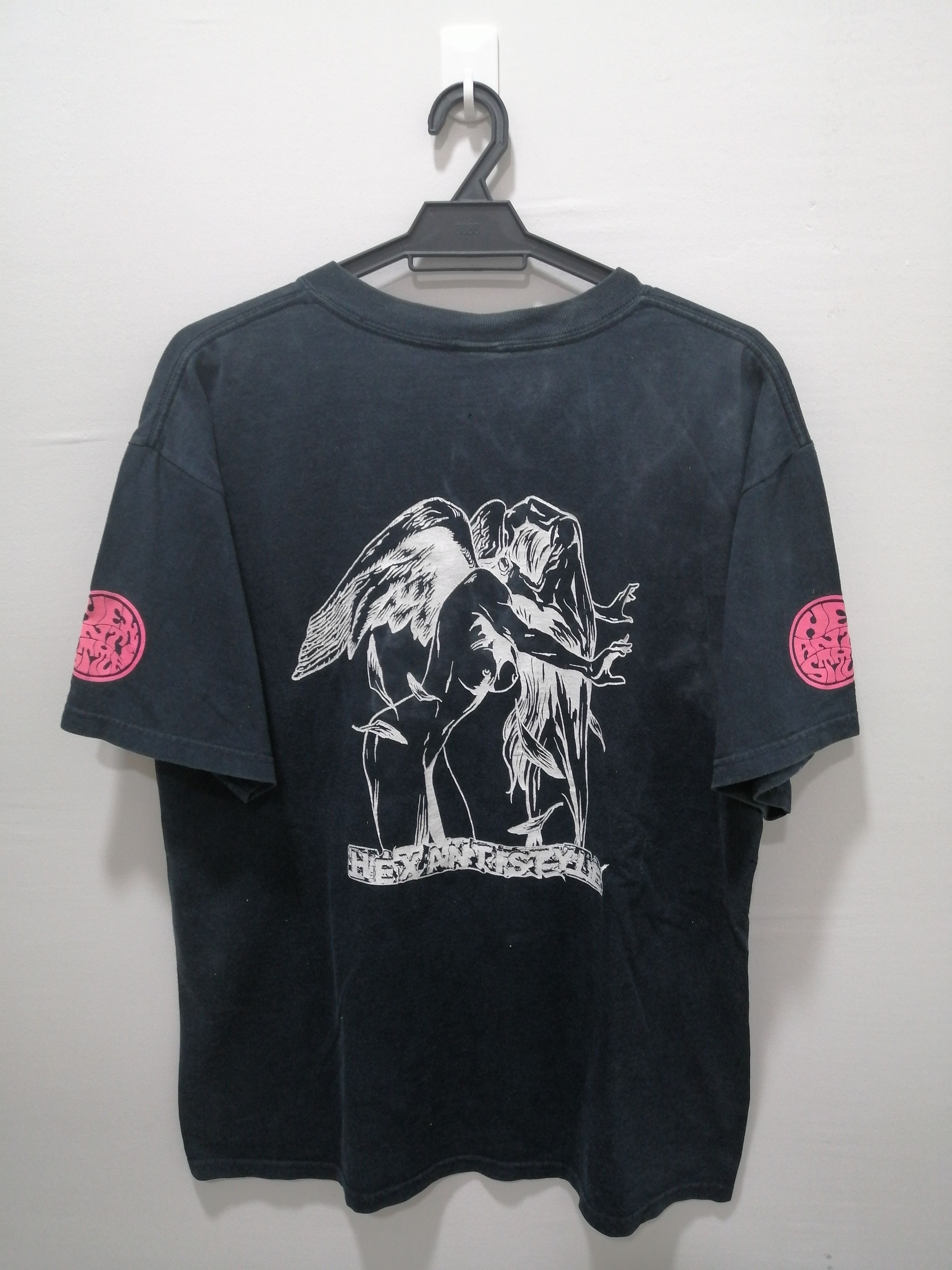 Hex Antistyle Vintage 90's HEX ANTI STYLE SKATEBOARD TSHIRT Size US L / EU 52-54 / 3 - 2 Thumbnail