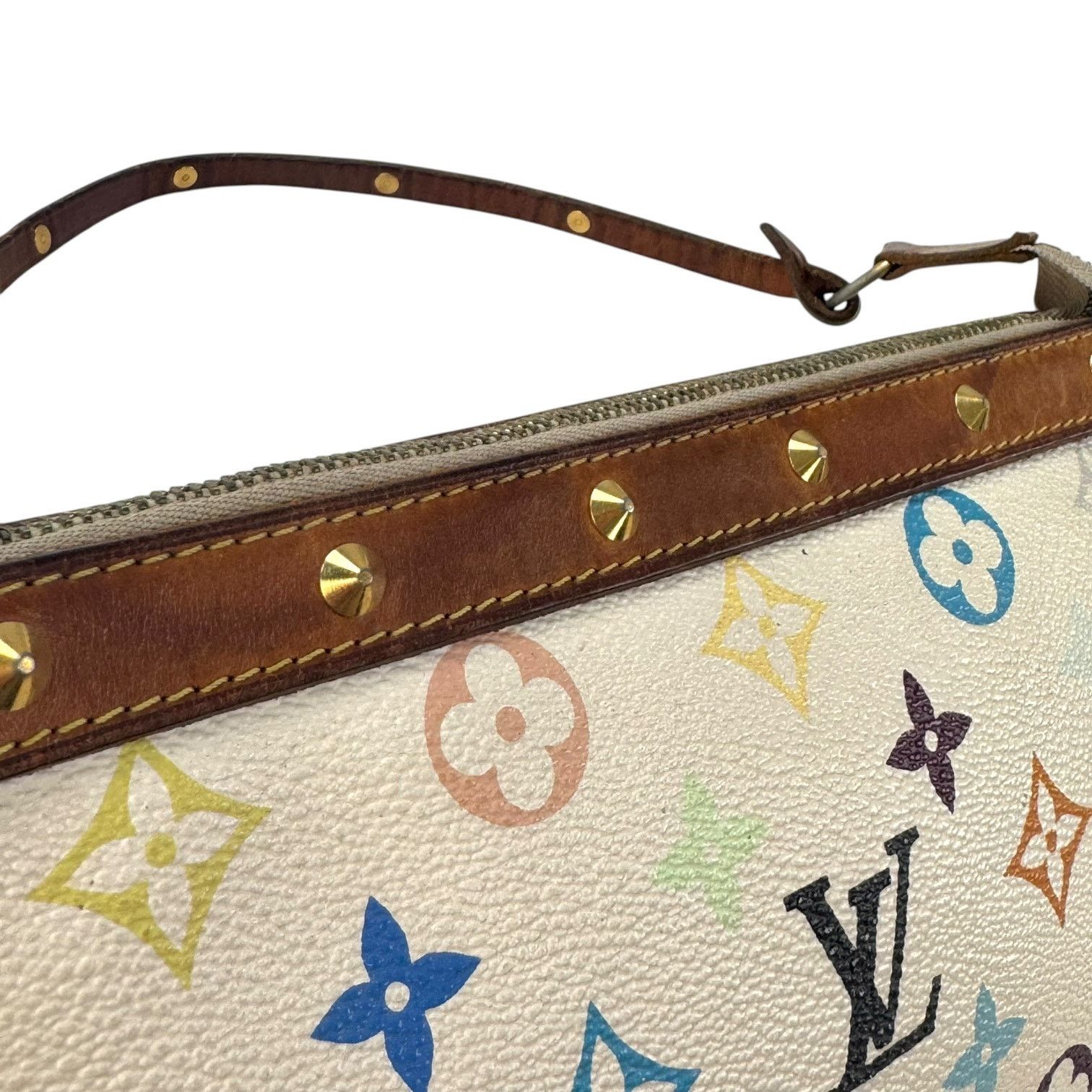 Louis Vuitton Louis Vuitton Murakami Multicolor Studded Pochette Bag Size ONE SIZE - 16 Thumbnail