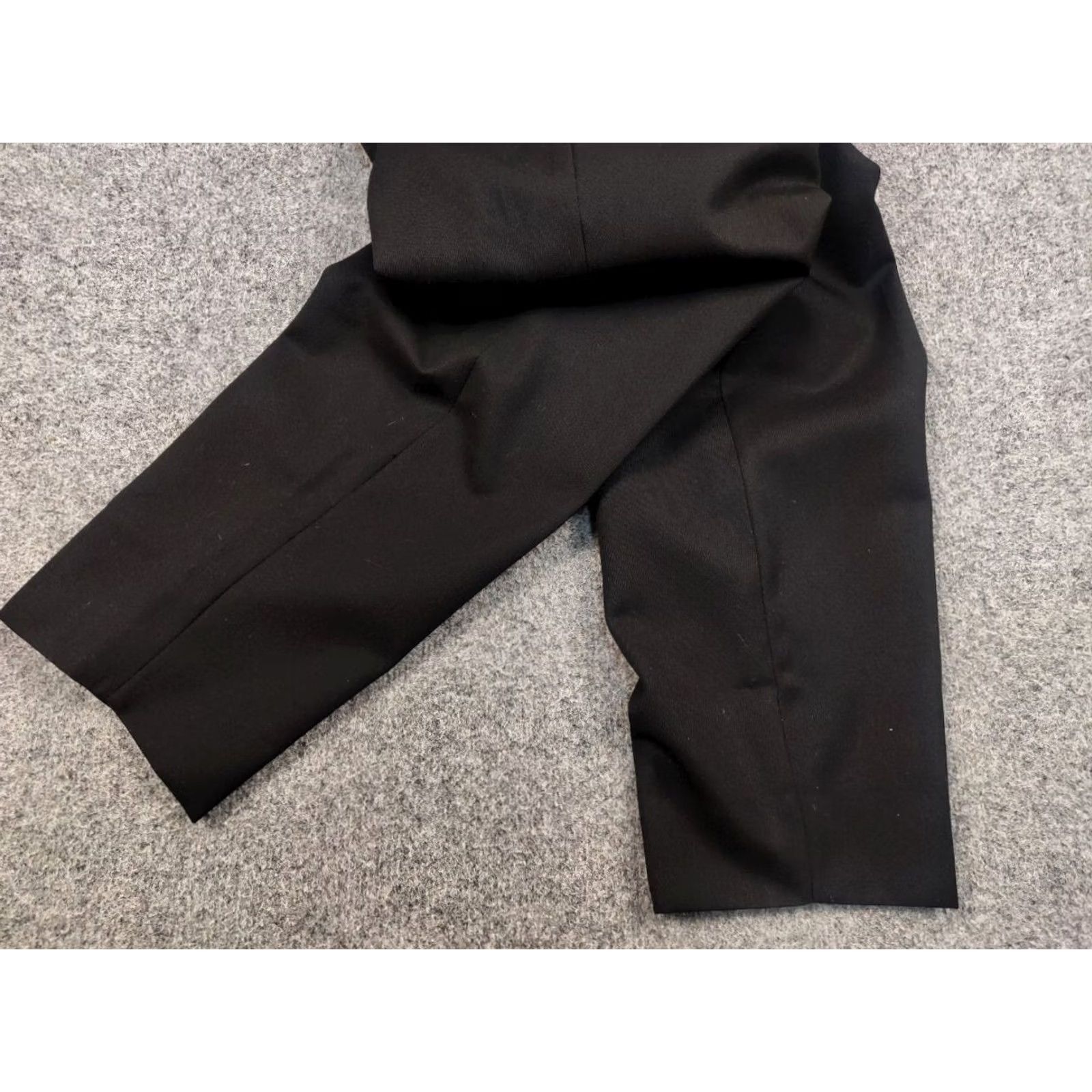 Vintage Sezane Paris Design Black Womens Ankle Trouser Pants Size 32" / US 10 / IT 46 - 5 Thumbnail